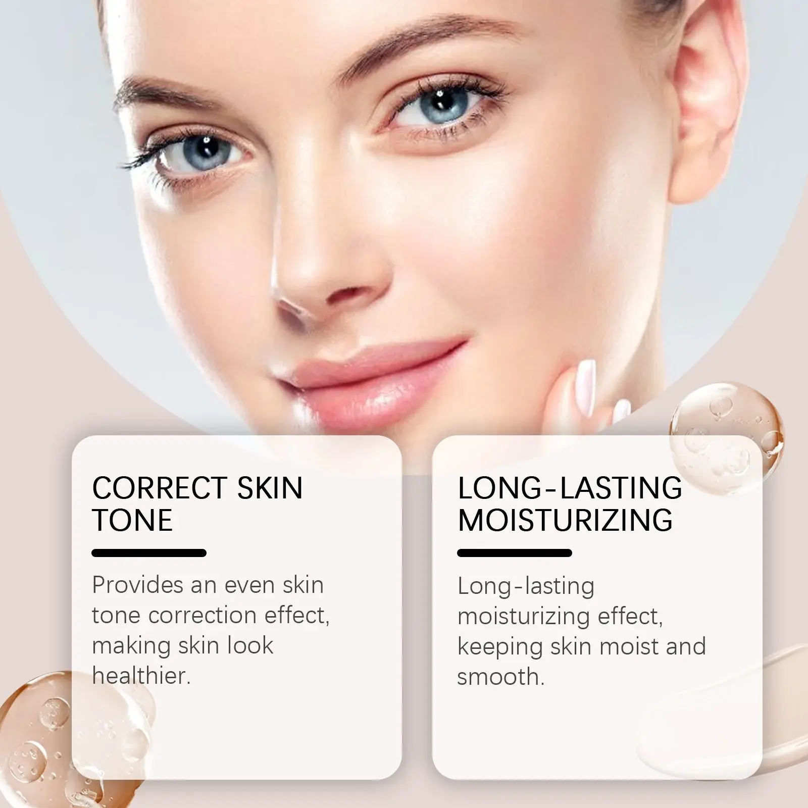 Moisturizing Liquid Foundation for Blemish Coverage & Natural Finish by Hoygi 6 HO A01 0001 01 007
