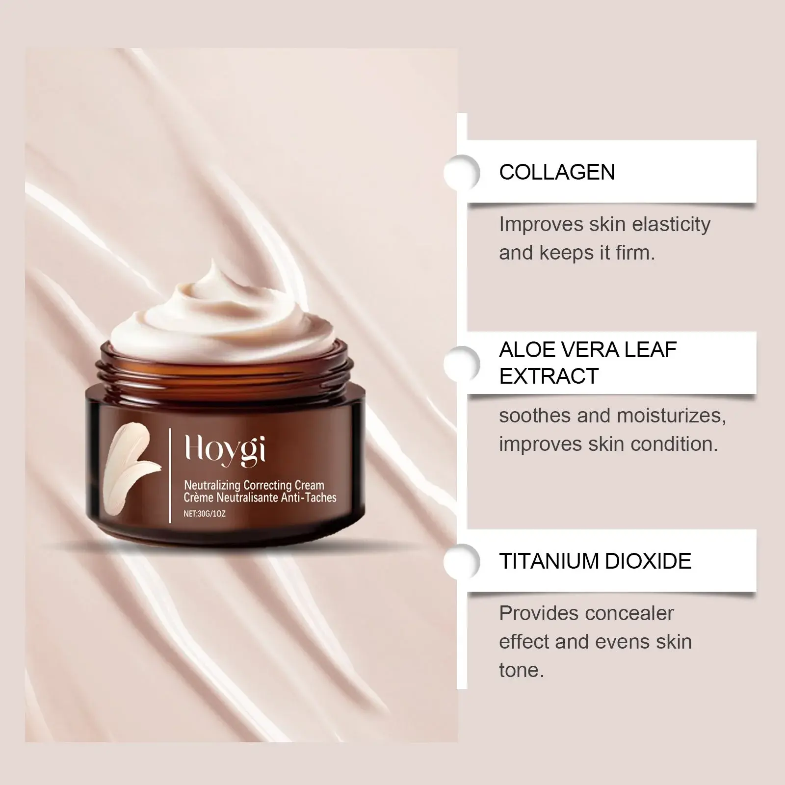 Moisturizing Liquid Foundation for Blemish Coverage & Natural Finish by Hoygi 8 HO A01 0001 01 009