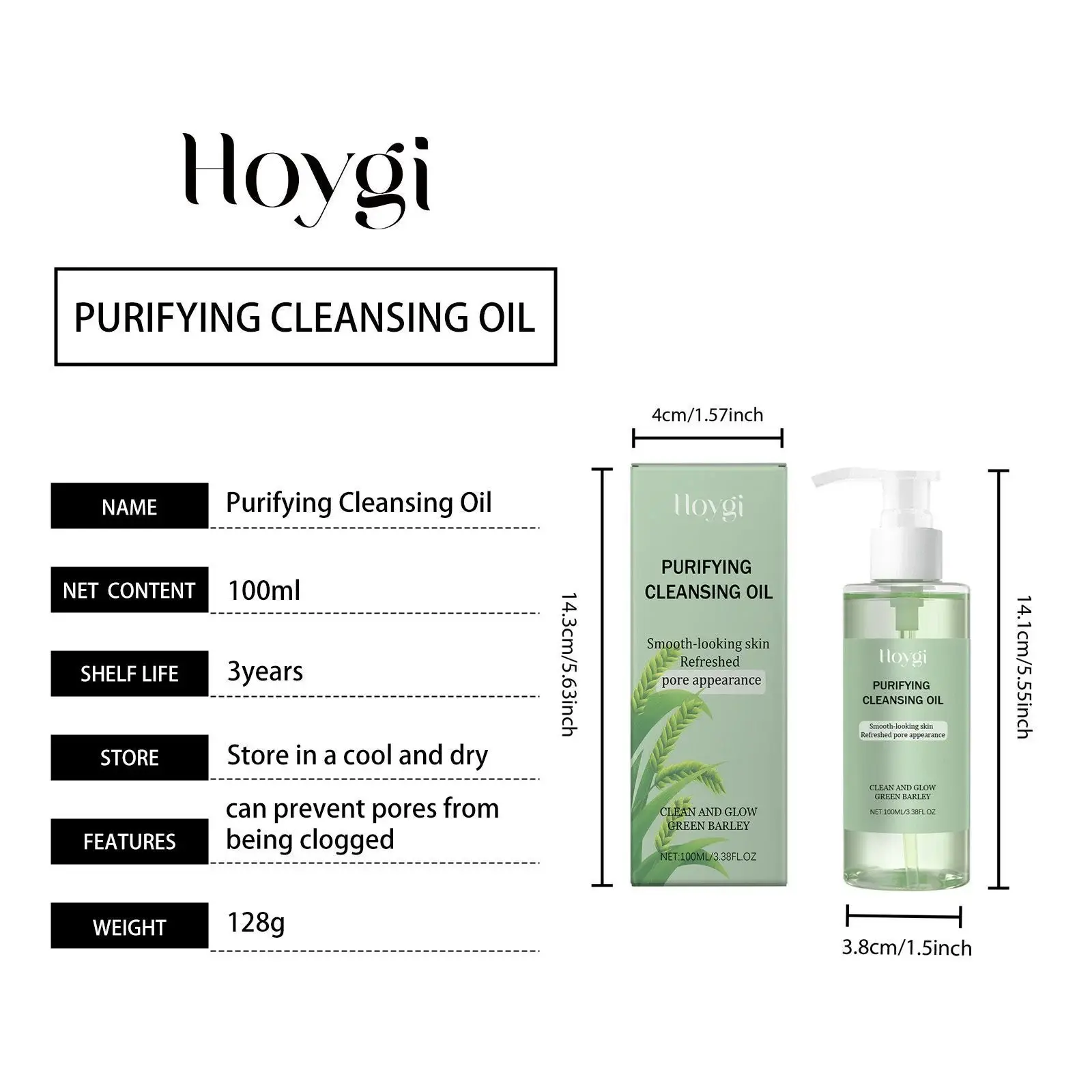 Gentle Cleansing Oil for Makeup Removal & Hydration - Hoygi 1 HO A01 0005 01 1730772085011