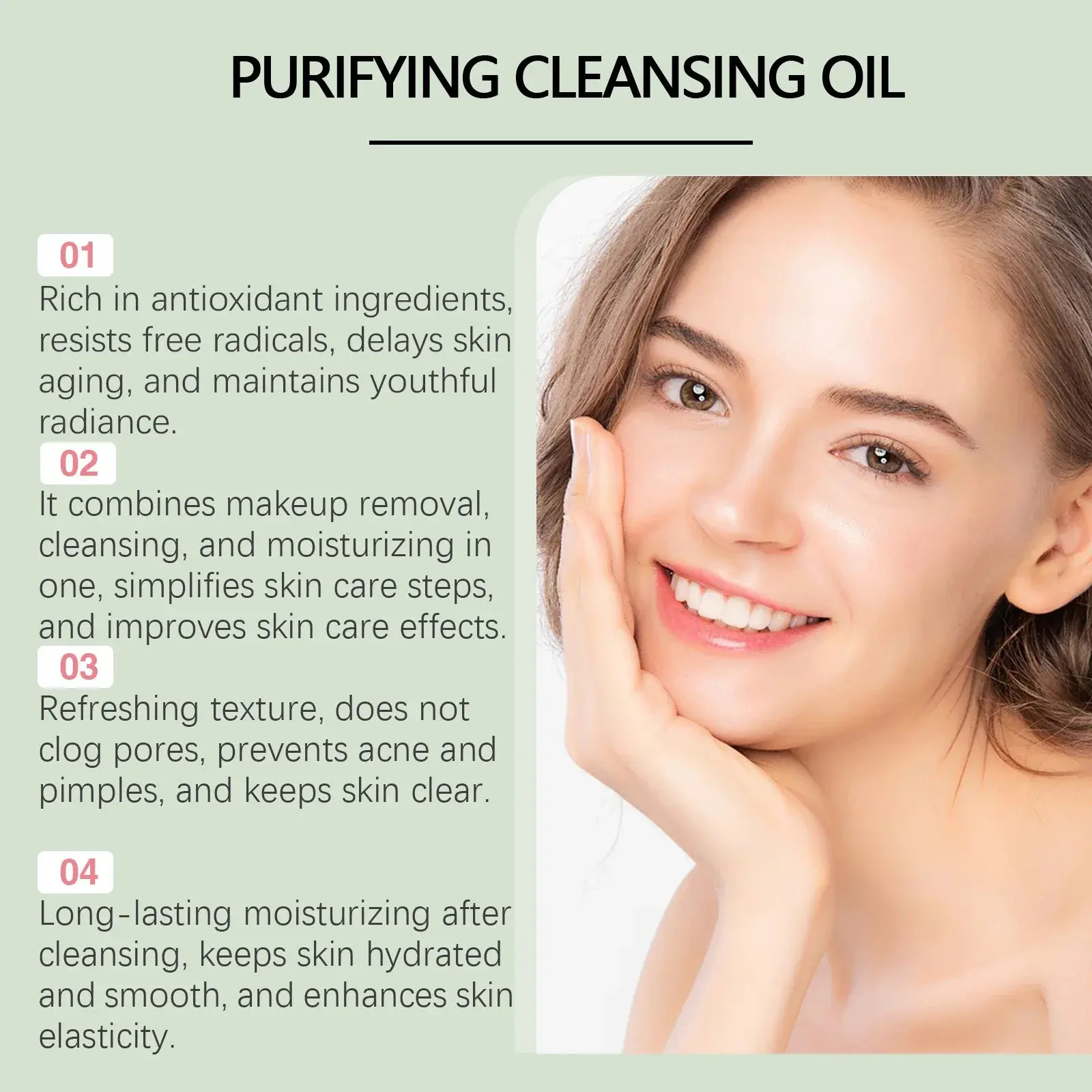 Gentle Cleansing Oil for Makeup Removal & Hydration - Hoygi 5 HO A01 0005 01 1730772085018