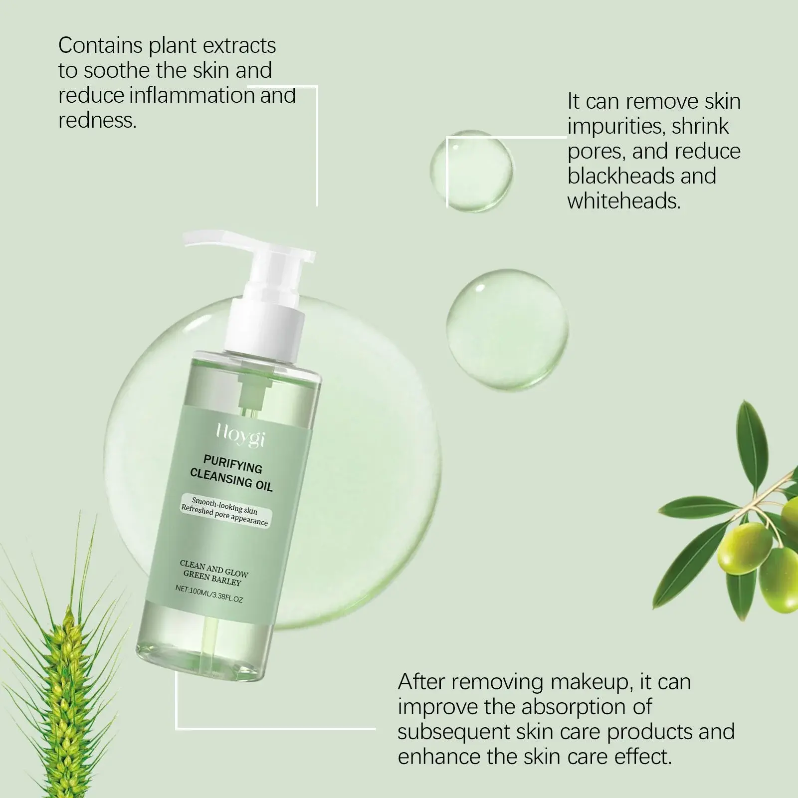 Gentle Cleansing Oil for Makeup Removal & Hydration - Hoygi 6 HO A01 0005 01 1730772085019