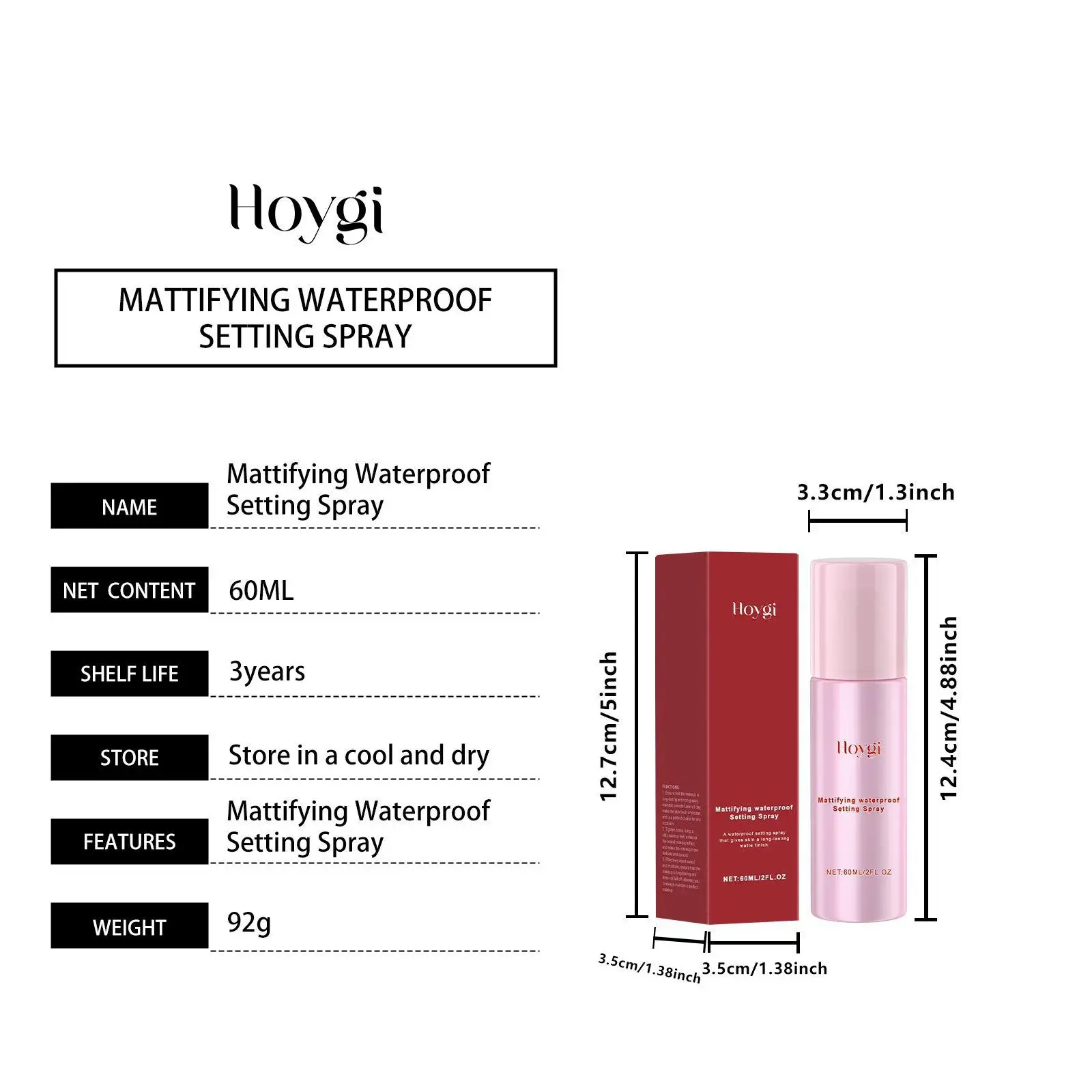 Gentle Matte Setting Spray - Oil Control & Pore Refining 1 HO A01 0006 01 1730943030010