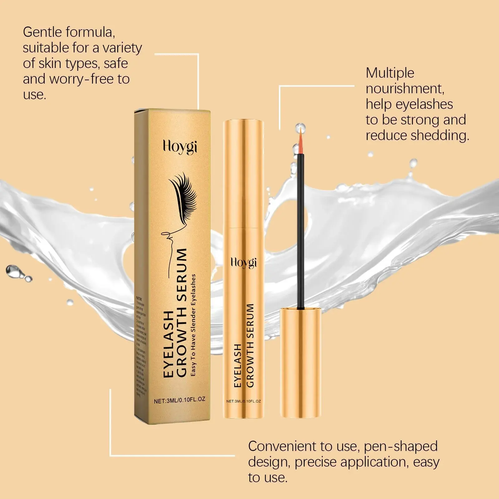 Natural Eyelash Curl Mascara - Moisturizing & Gentle Formula | Hoygi 7 HO A01 0010 01 94609369
