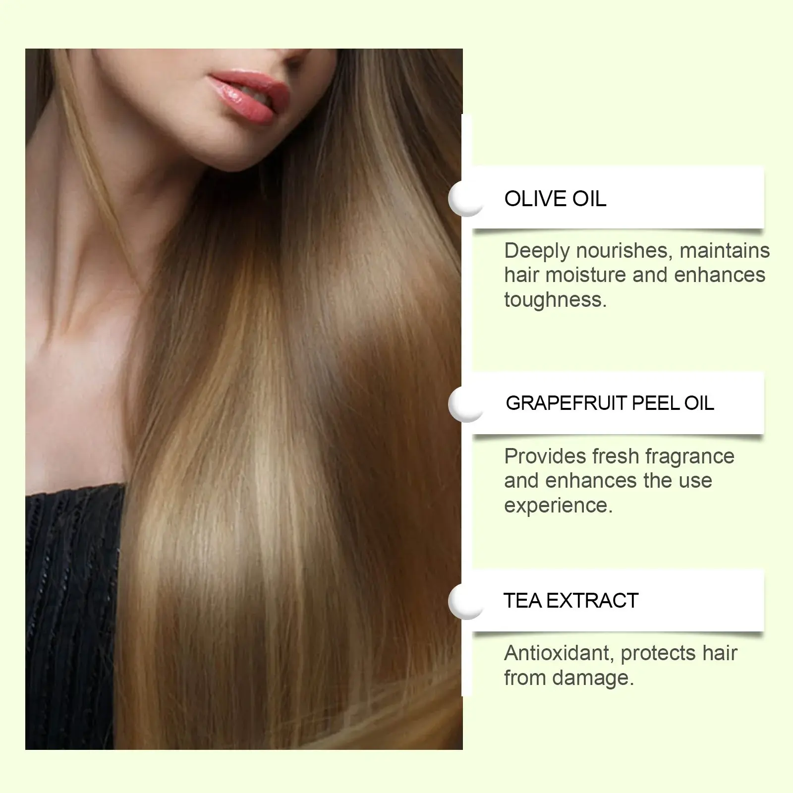 Smooth Curly Hair Styling Cream - Hydrating Repair for Dry Hair 5 HO A03 0006 01 1728982896008