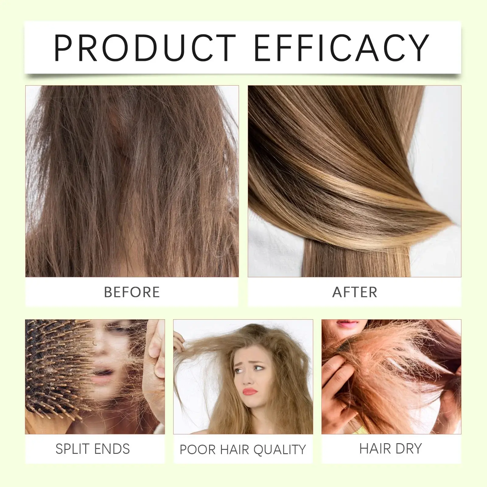Smooth Curly Hair Styling Cream - Hydrating Repair for Dry Hair 9 HO A03 0006 01 1728982896009