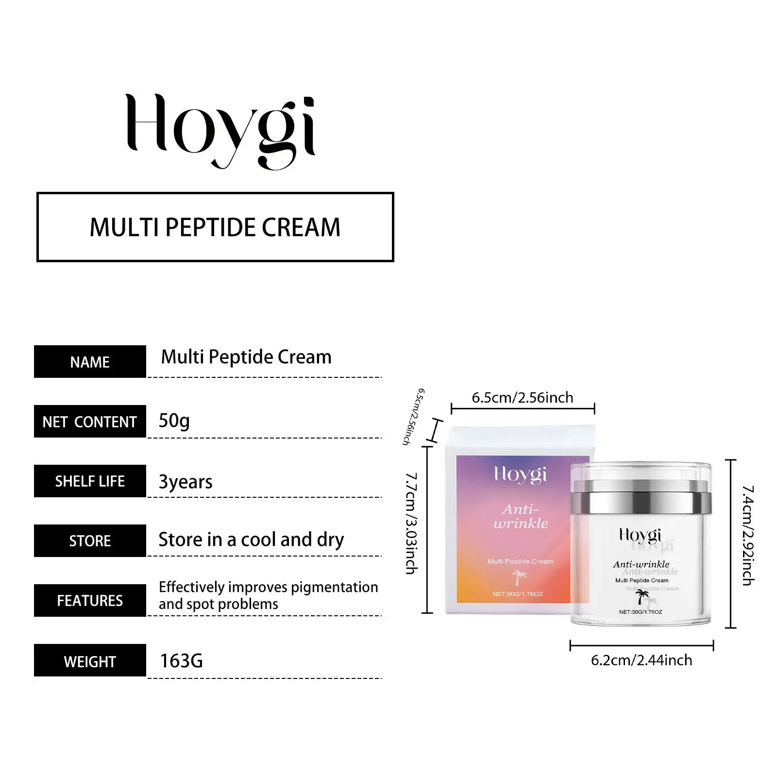Anti-Wrinkle Firming Moisturizer Cream - Reduce Fine Lines & Rejuvenate 1 HO A05 0276 01 001
