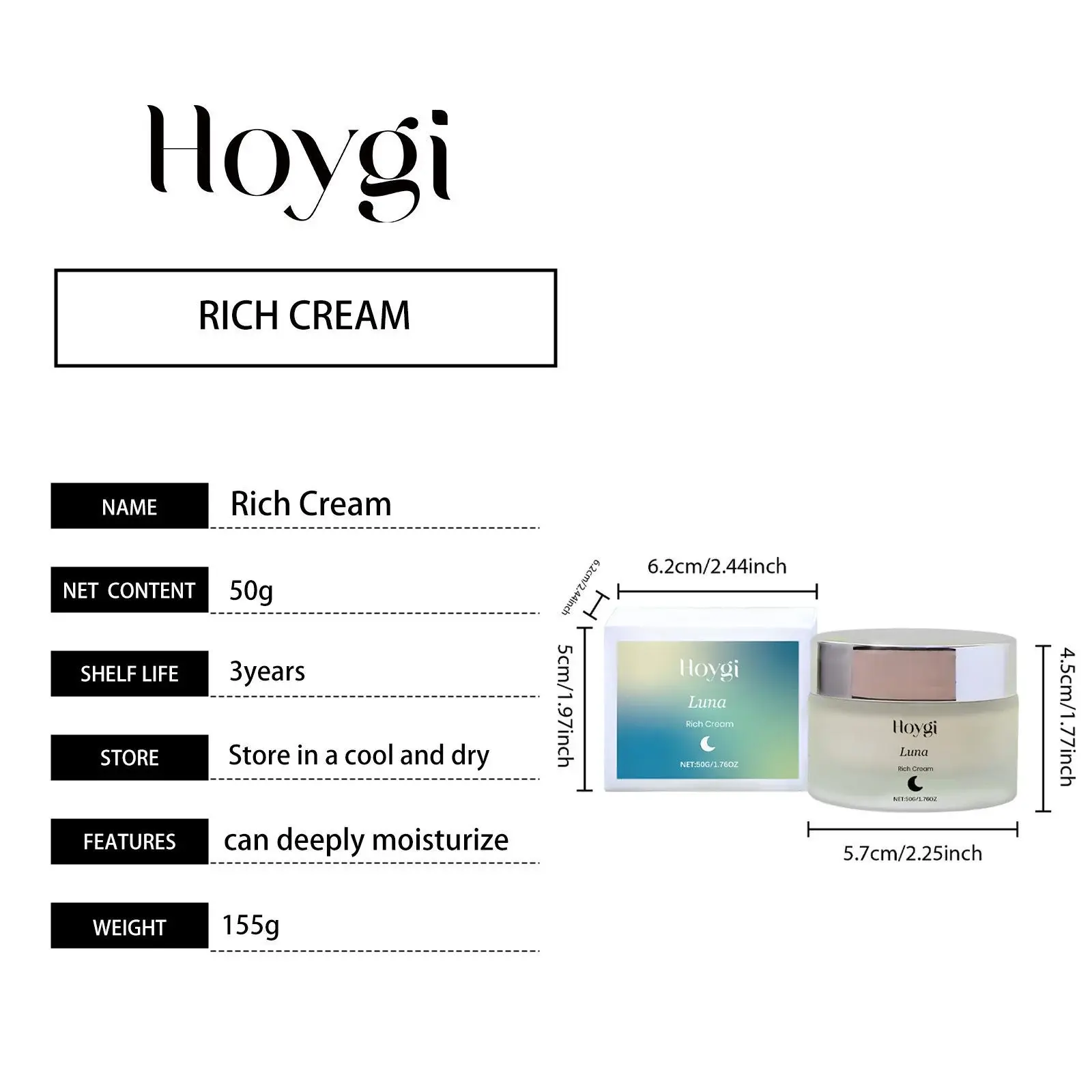 Soothing Moisturizer for Dry Skin - Daily Hydrating Cream 1 HO A05 0276 03 001