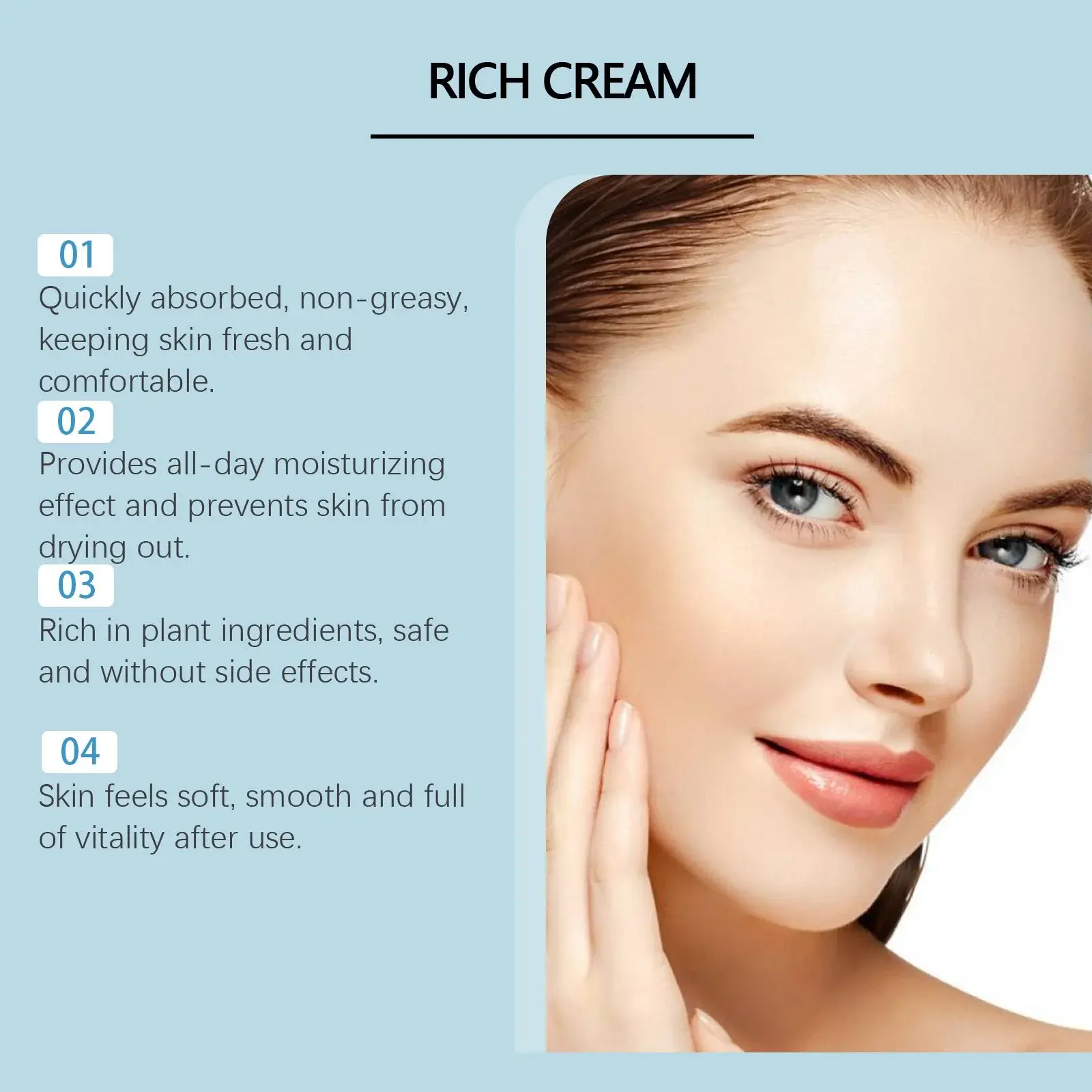 Soothing Moisturizer for Dry Skin - Daily Hydrating Cream 6 HO A05 0276 03 006