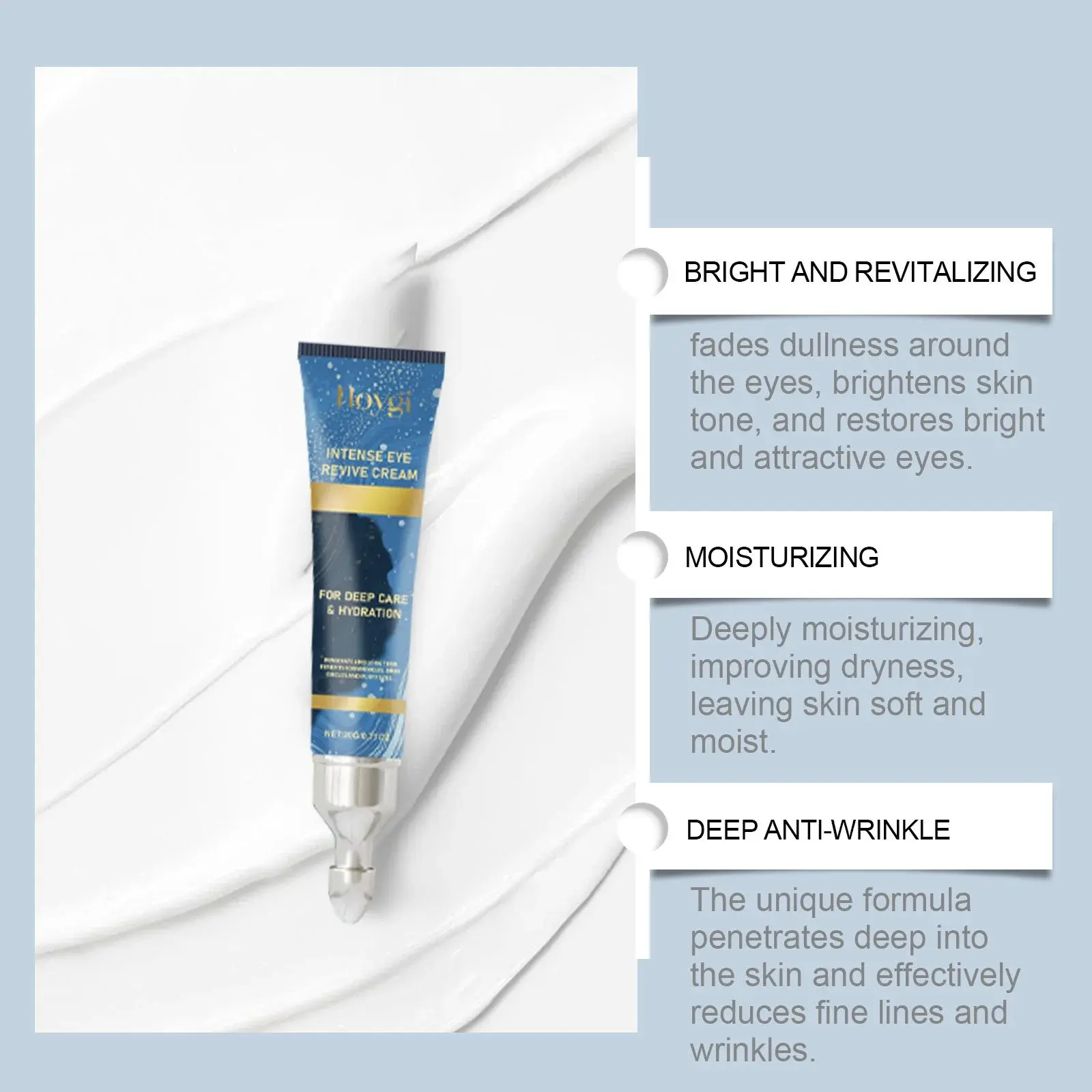 Anti-Wrinkle Eye Cream - Firming & Brightening with Hyaluronic Acid 5 HO A05 0312 02 005