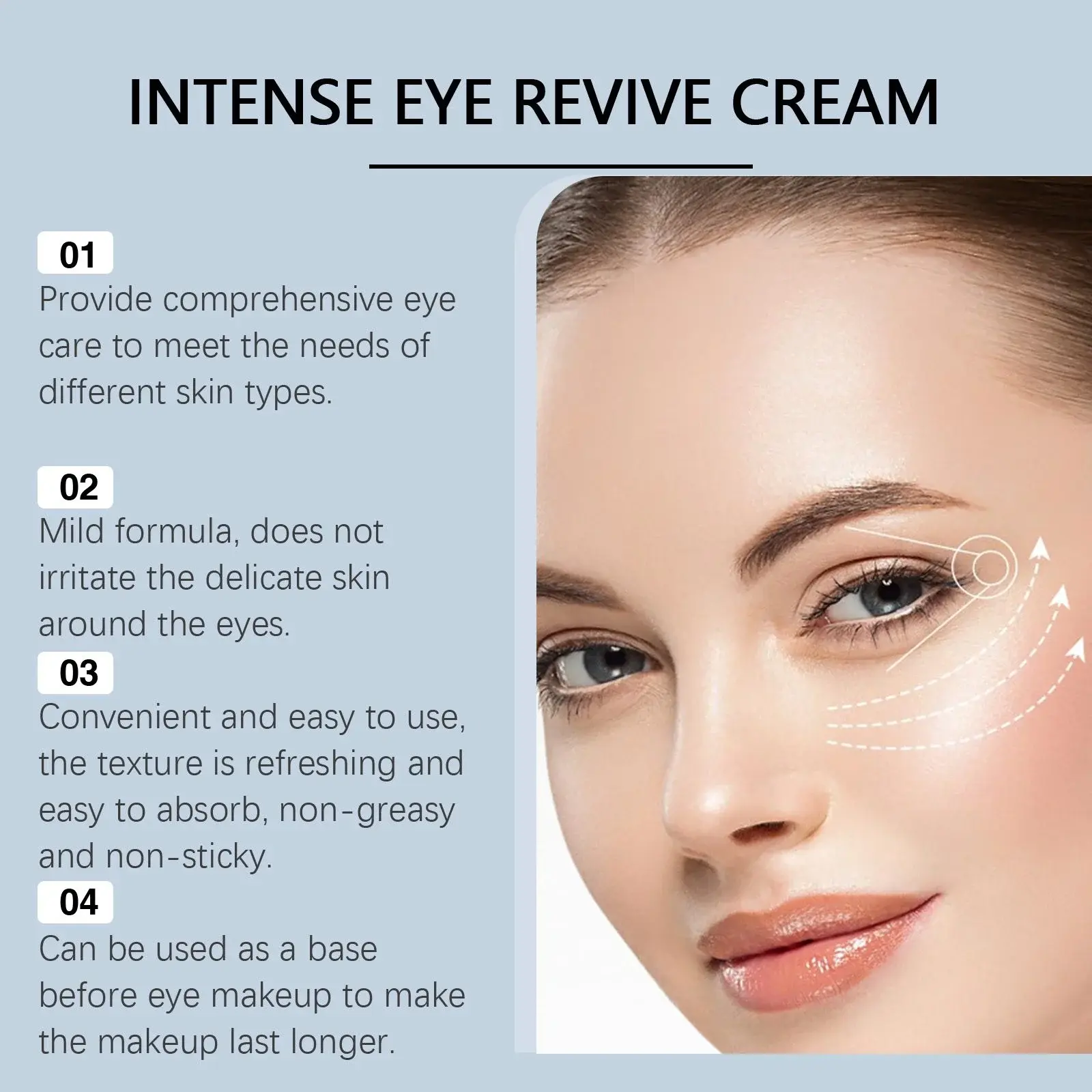 Anti-Wrinkle Eye Cream - Firming & Brightening with Hyaluronic Acid 7 HO A05 0312 02 007
