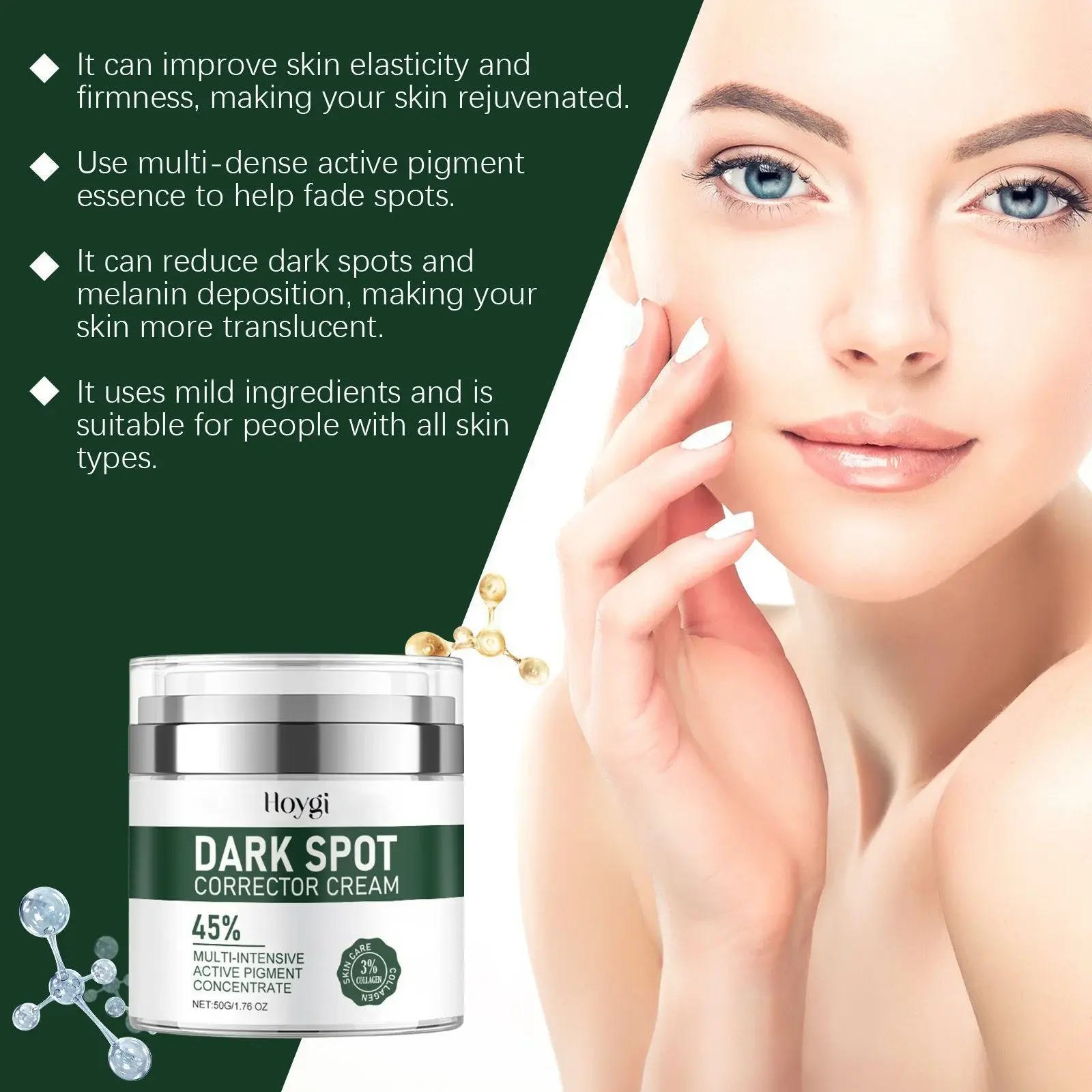 Collagen Cream - Daily Facial Moisturizer for Hydration & Skin Repair 5 HO A05 0320 01 005