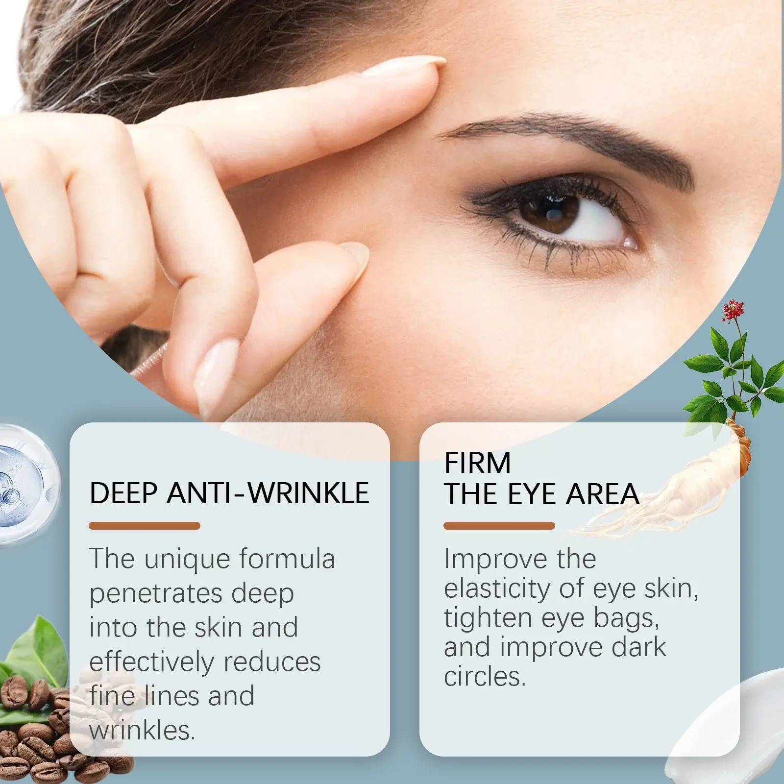 Anti-Aging Eye Cream for Fine Lines and Puffiness 6 HO A05 0321 01 006