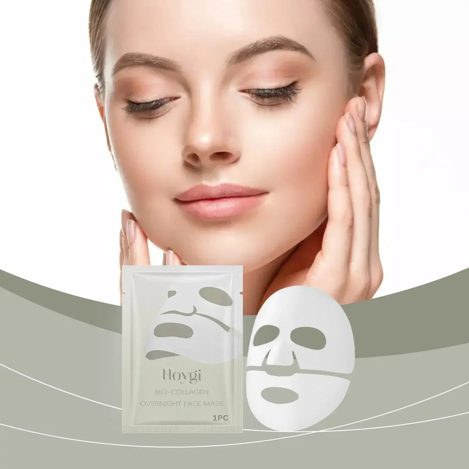 Collagen Moisturizing Mask - Hydrating & Nourishing Facial Care 2 HO A05 0333 02 2008