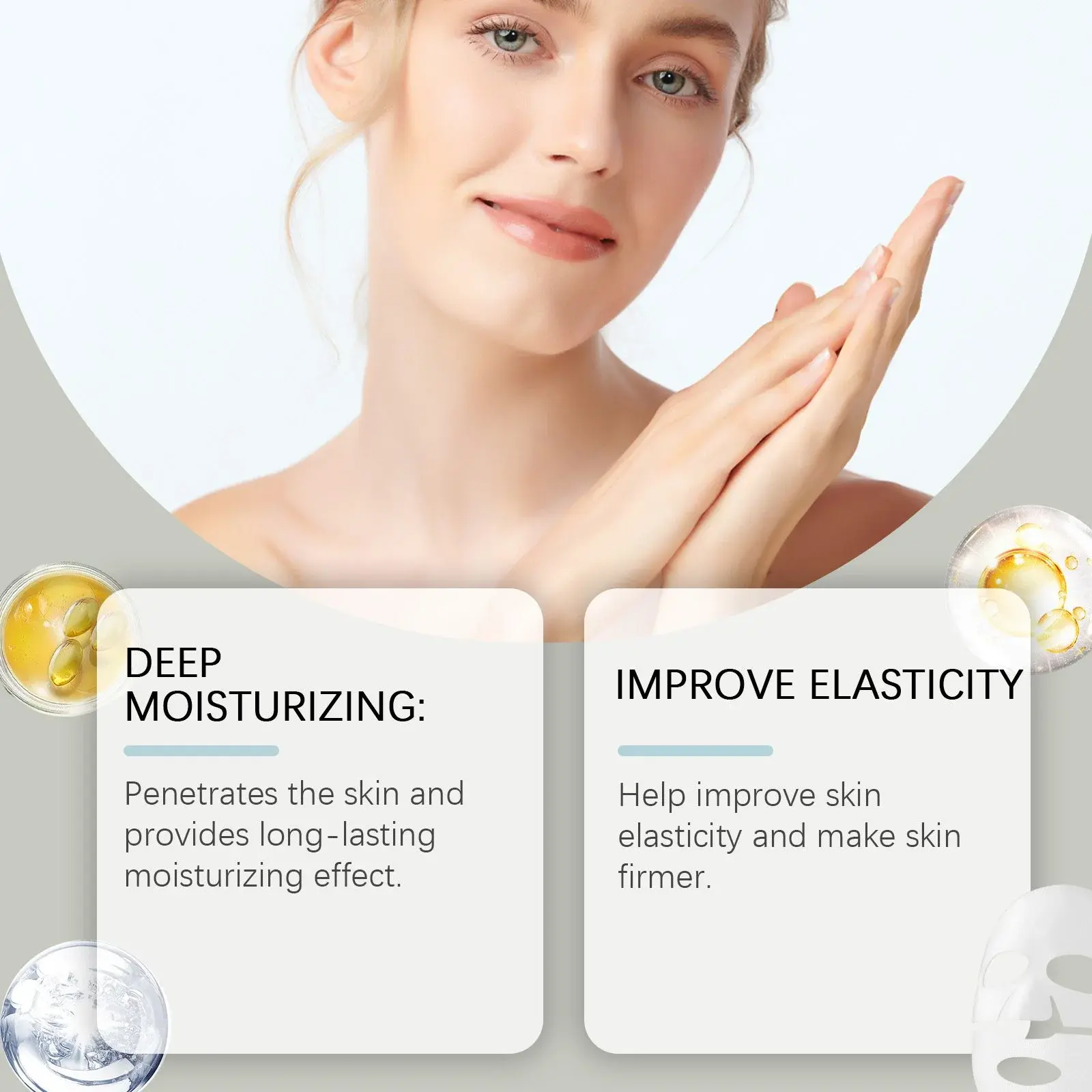 Collagen Moisturizing Mask - Hydrating & Nourishing Facial Care 7 HO A05 0333 02 2014