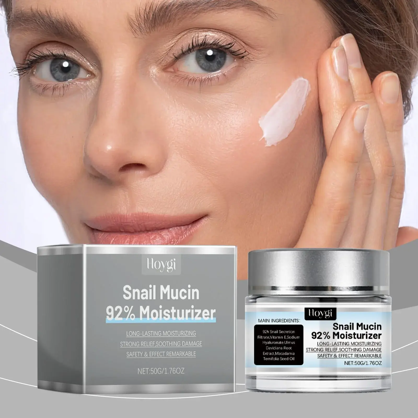 Snail Moisturizer Cream for Hydrating & Firming Facial Care - Hoygi 2 HO A05 0353 01 1723648612001