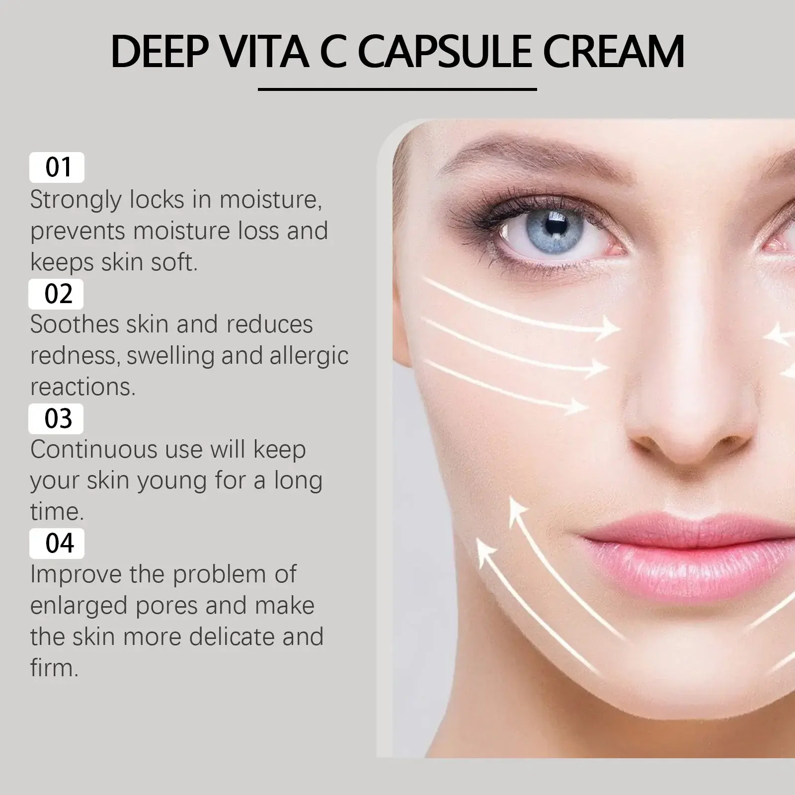 Vitamin C Facial Moisturizer - Hydrating & Brightening Cream 7 HO A05 0375 01 1724376655011