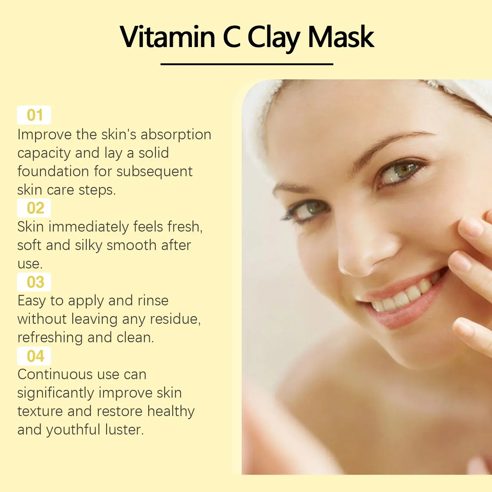 Vitamin C Turmeric Mud Mask for Brightening & Deep Cleansing by Hoygi 8 HO A05 0410 01 1725499825012