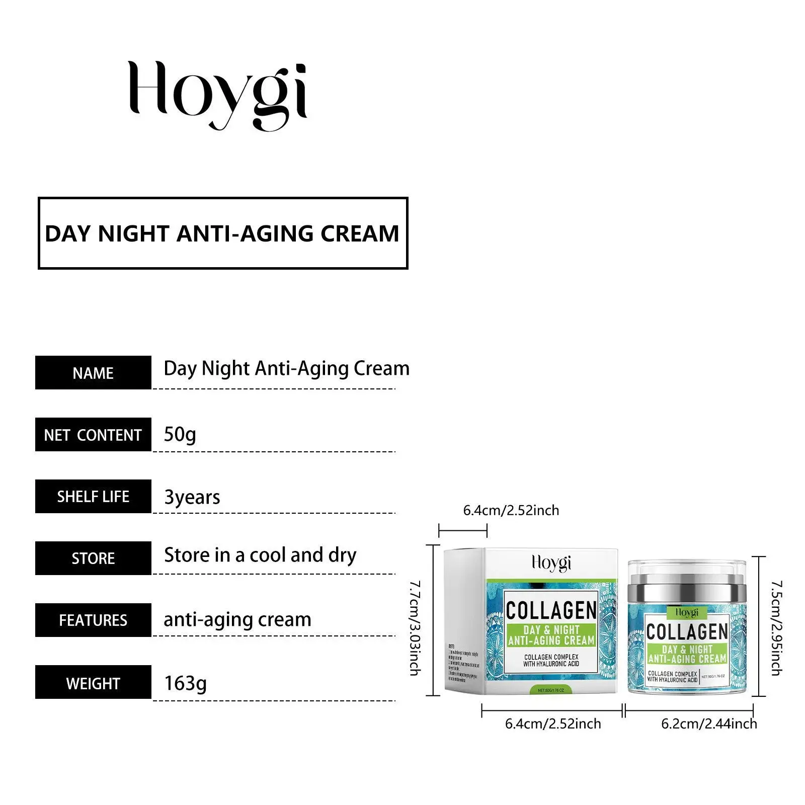 Retinol Moisturizer Cream for Firming & Hydration - Hoygi 1 HO A05 0411 01 1725445877008