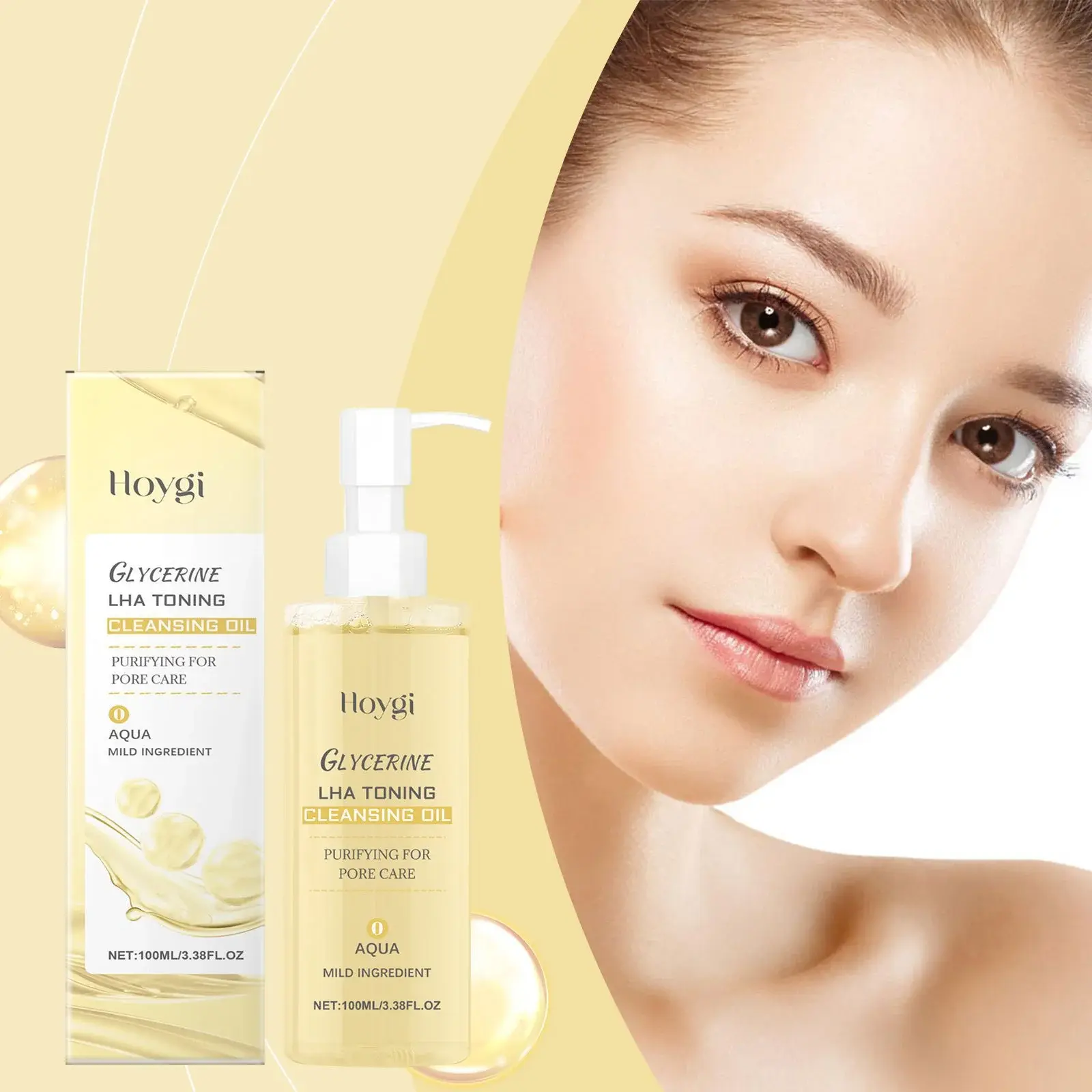 Gentle Cleansing Oil & Makeup Remover for Radiant Skin - Hoygi 2 HO A05 0417 01 1725534042003