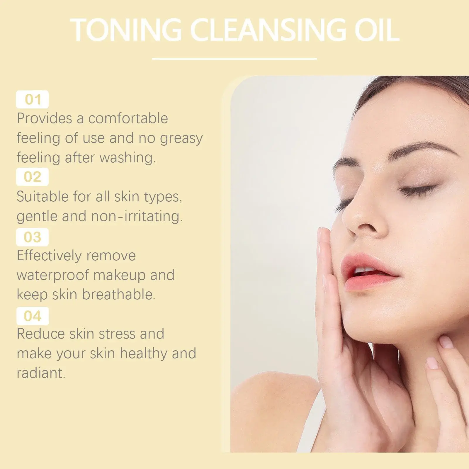 Gentle Cleansing Oil & Makeup Remover for Radiant Skin - Hoygi 8 HO A05 0417 01 1725534042012