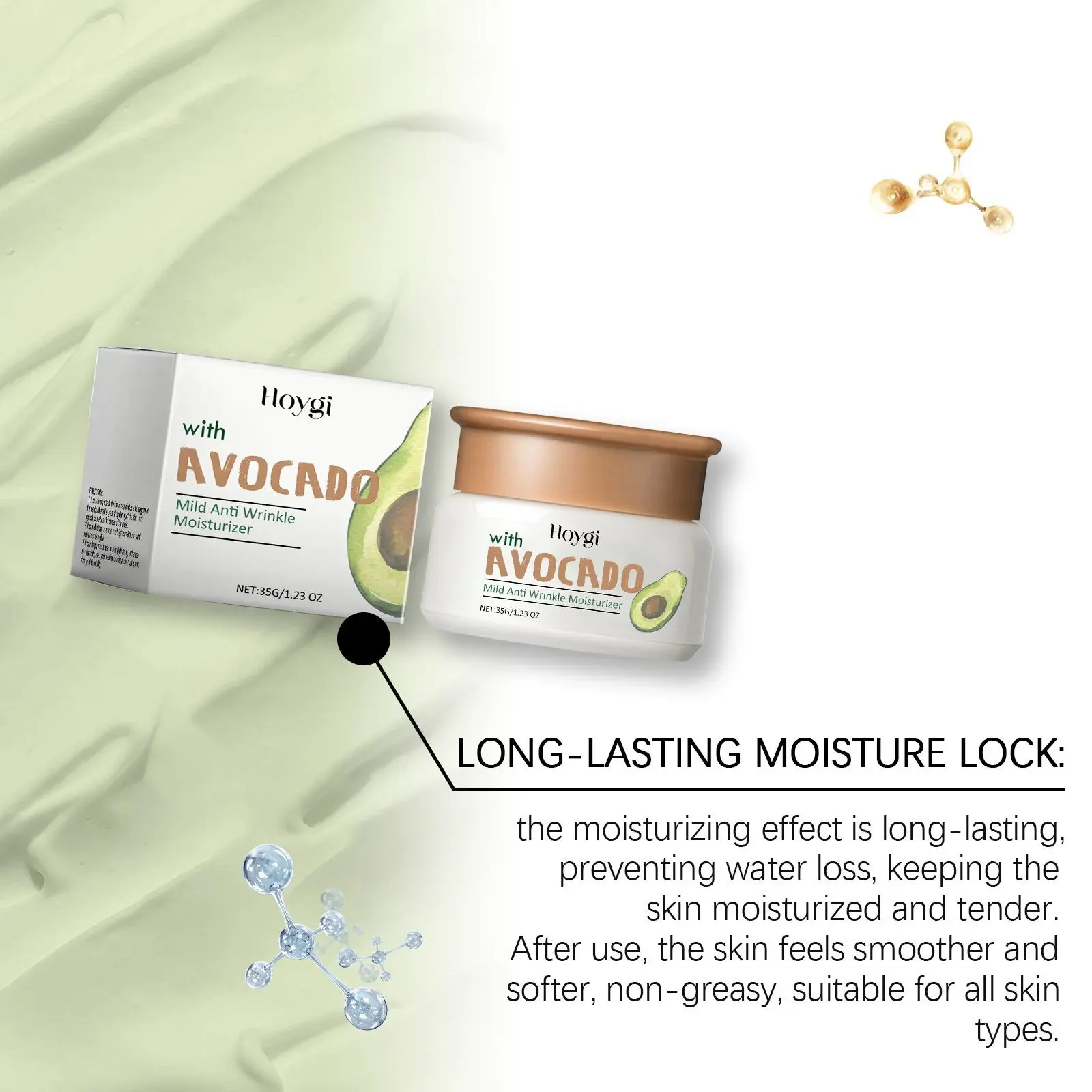 Avocado Moisturizing Cream for Deep Hydration and Skin Firming 6 HO A05 0418 01 1725706828014