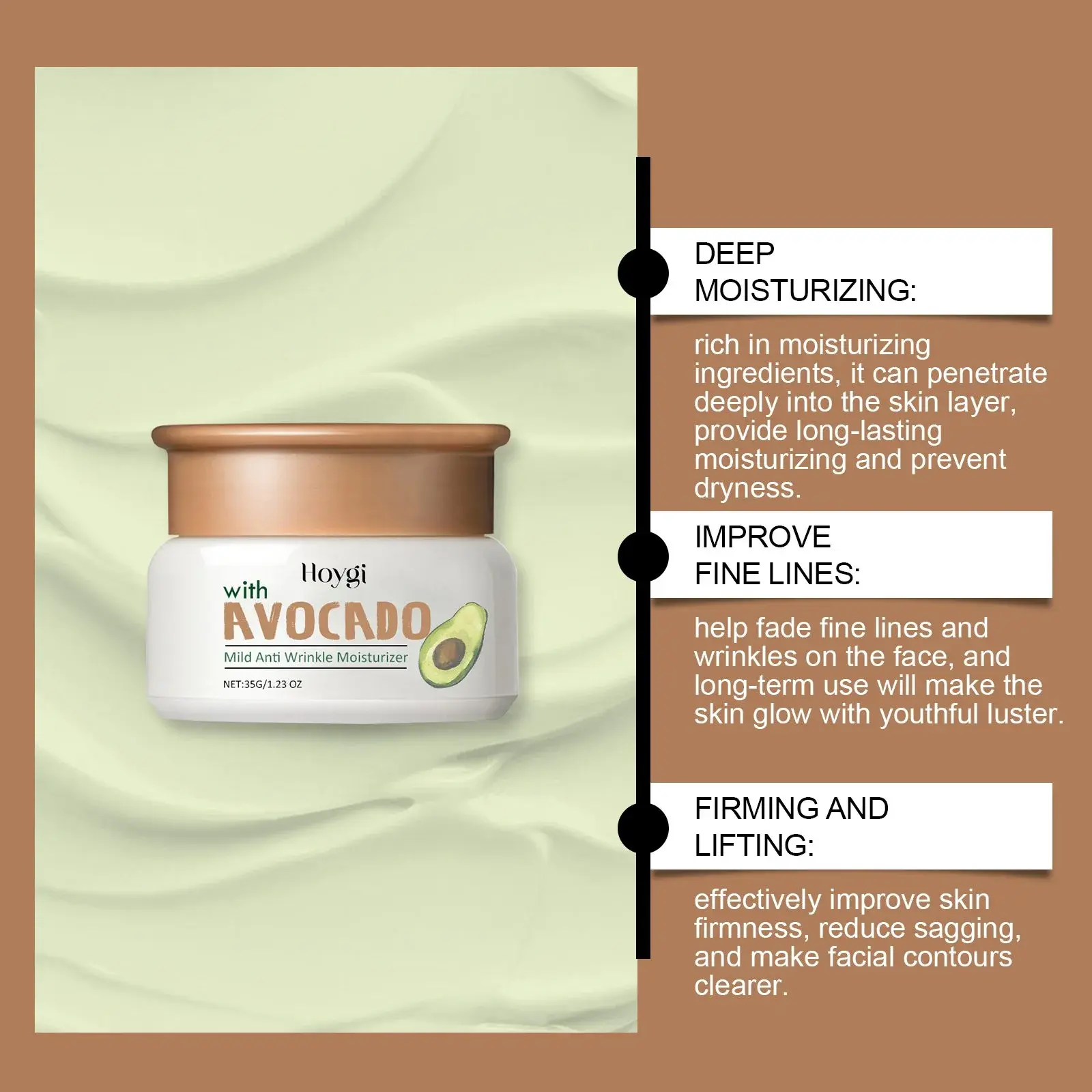Avocado Moisturizing Cream for Deep Hydration and Skin Firming 5 HO A05 0418 01 1725706828017