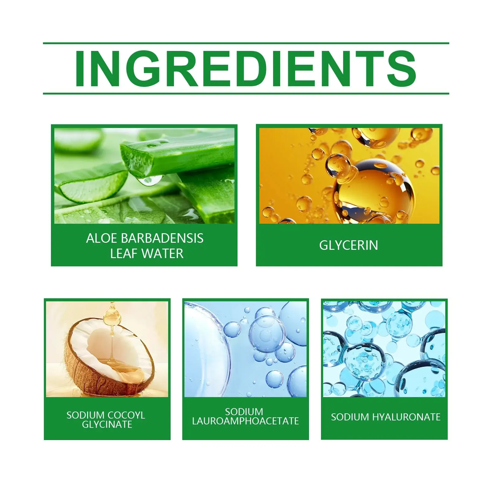 Aloe Vera Cleansing Foam Gentle Pore Cleanser by Hoygi 3 HO A05 0437 01 13406989