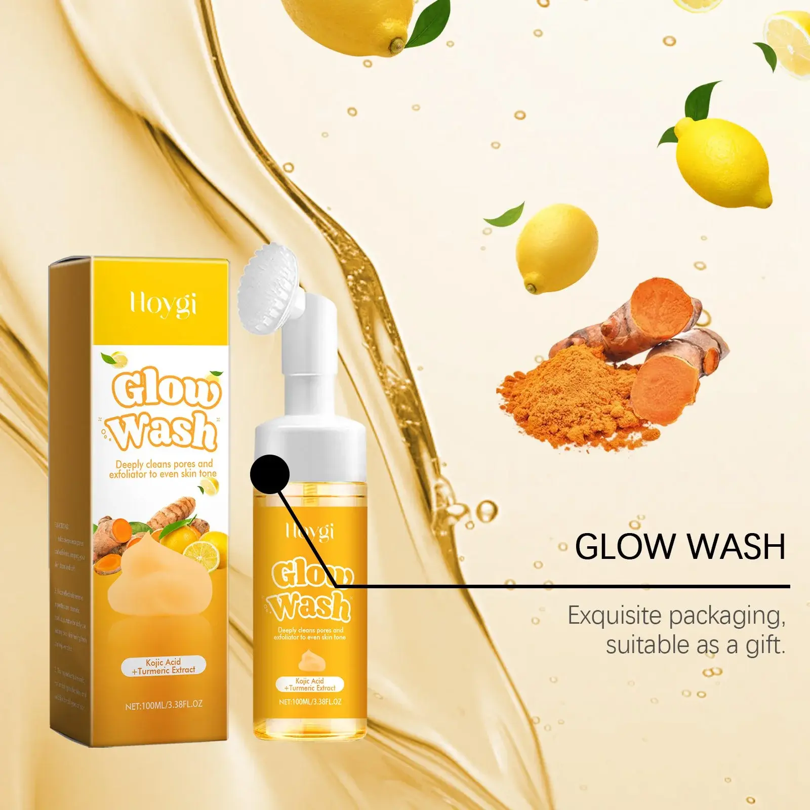 Turmeric Cleanser for Pore Cleansing and Skin Radiance - Hoygi 7 HO A05 0449 02 1726803051015