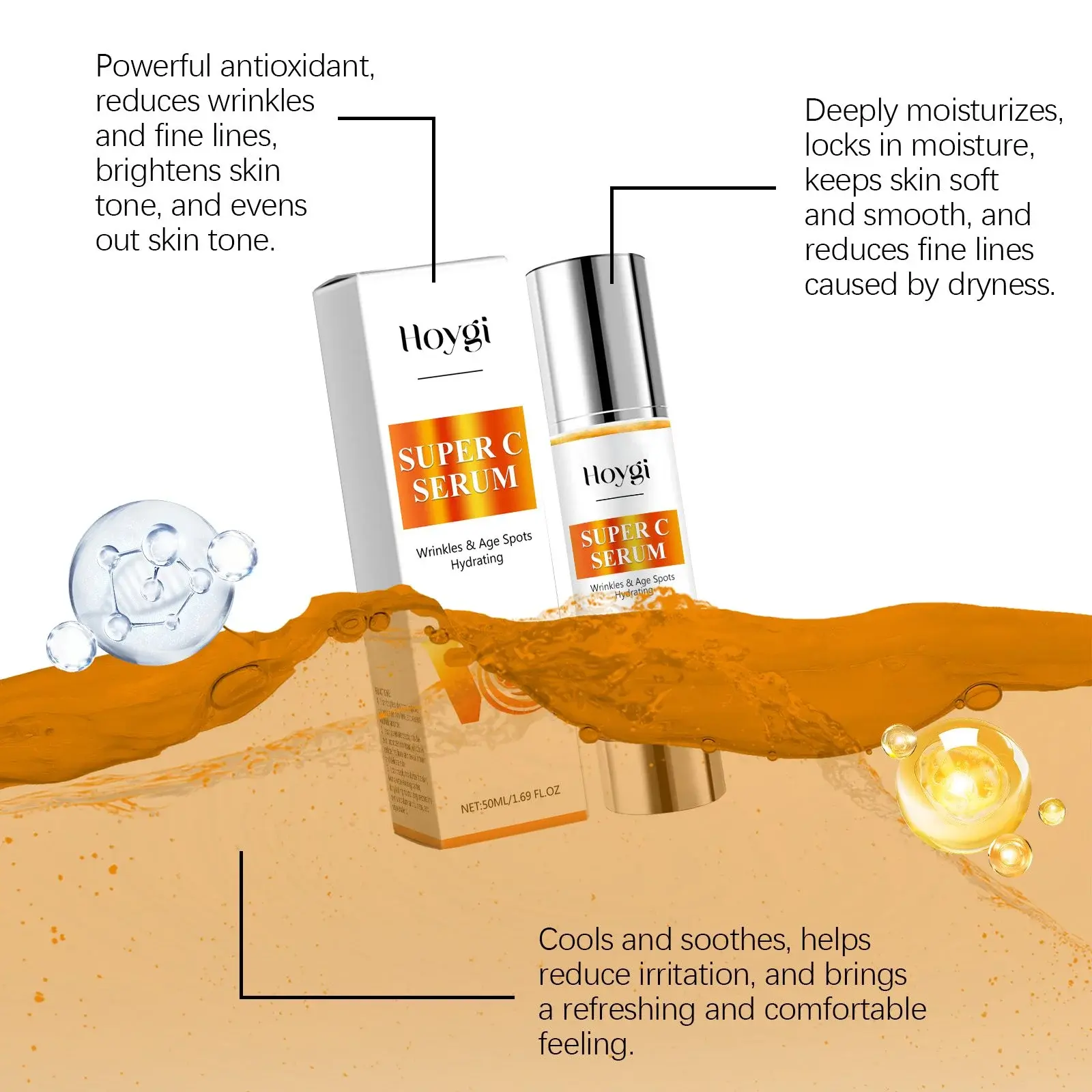 Vitamin C Serum for Hydrating and Purifying Skin - Hoygi 6 HO A05 0460 01 1726916434010