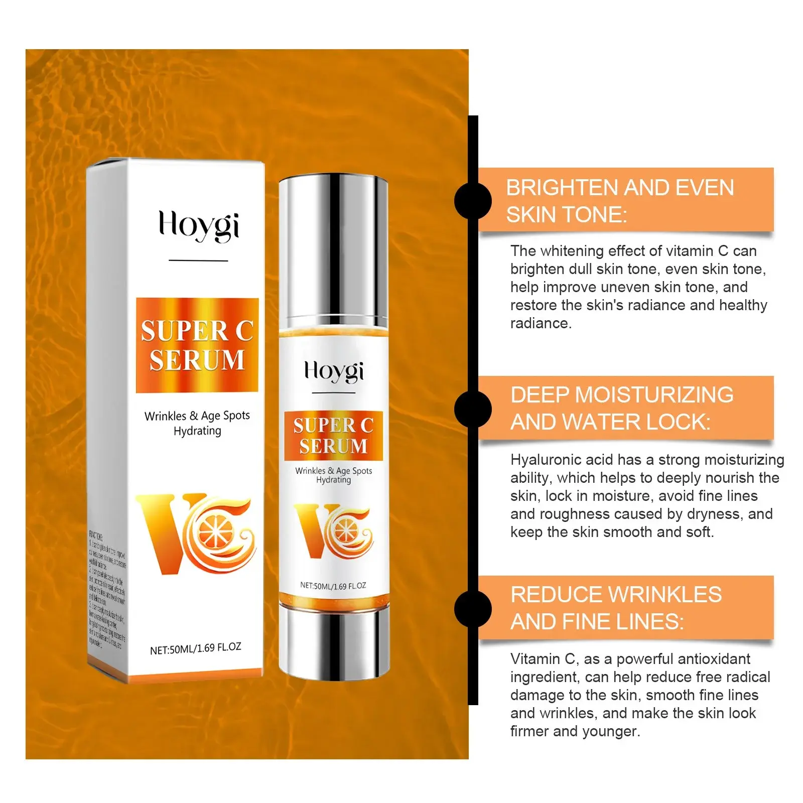 Vitamin C Serum for Hydrating and Purifying Skin - Hoygi 5 HO A05 0460 01 1726916434018