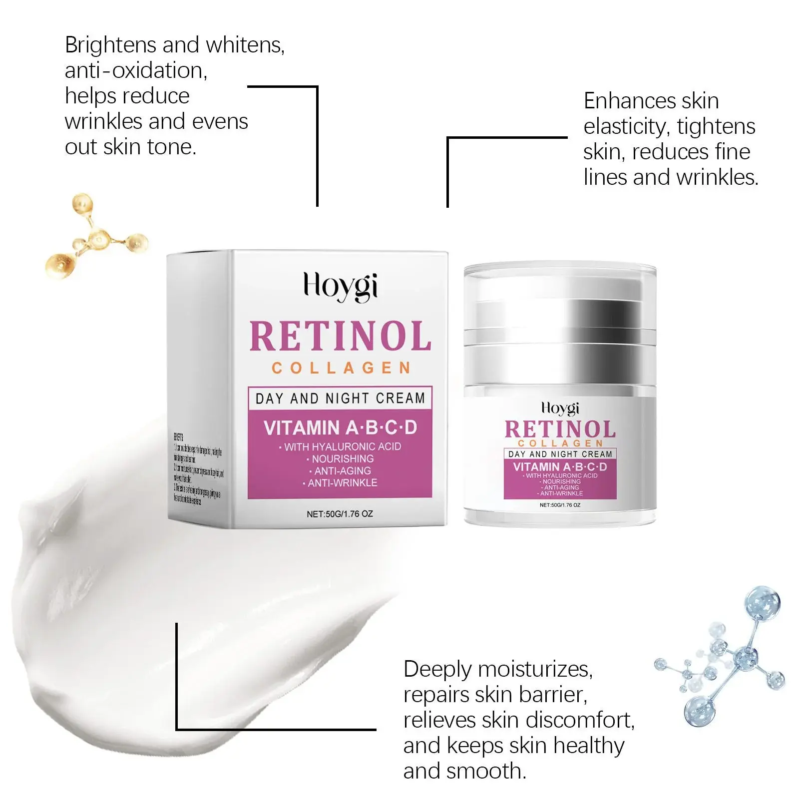 Collagen Cream - Hydrating Treatment for Fine Lines & Skin Brightening 6 HO A05 0462 01 1727087458010