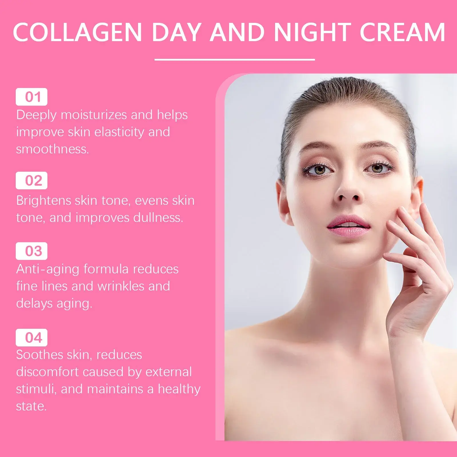 Collagen Cream - Hydrating Treatment for Fine Lines & Skin Brightening 8 HO A05 0462 01 1727087458013