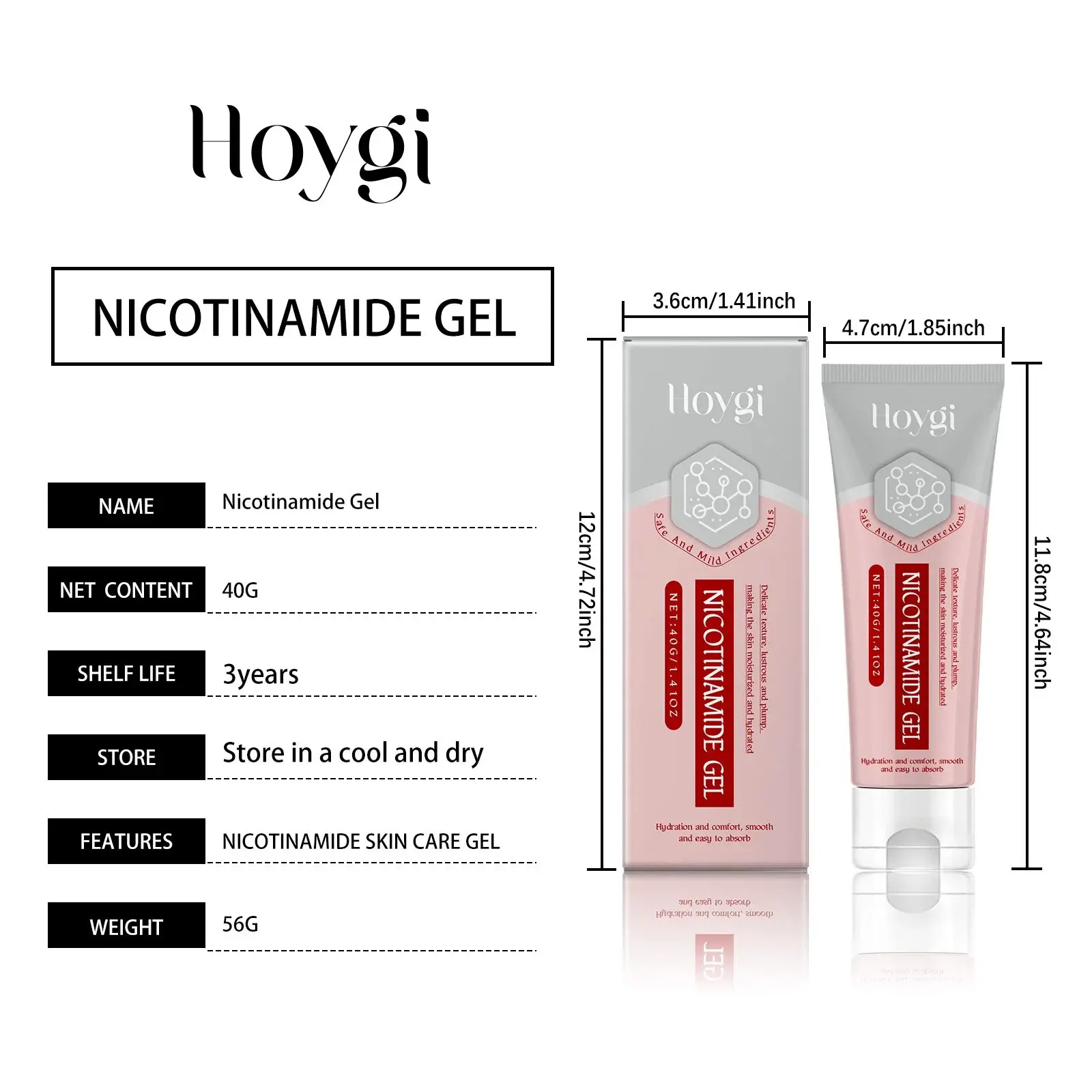 Niacinamide Facial Gel for Deep Hydration and Moisture - Hoygi 1 HO A05 0464 02 1727157630009