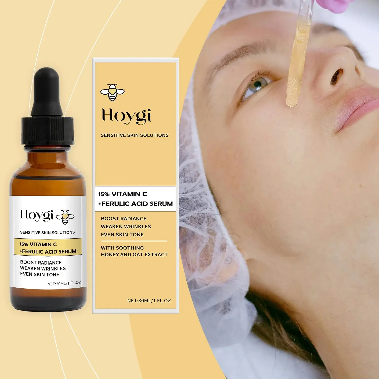 Vitamin C Honey Essence Moisturizing & Firming Serum - Hoygi 2 HO A05 0468 01 1727177412003