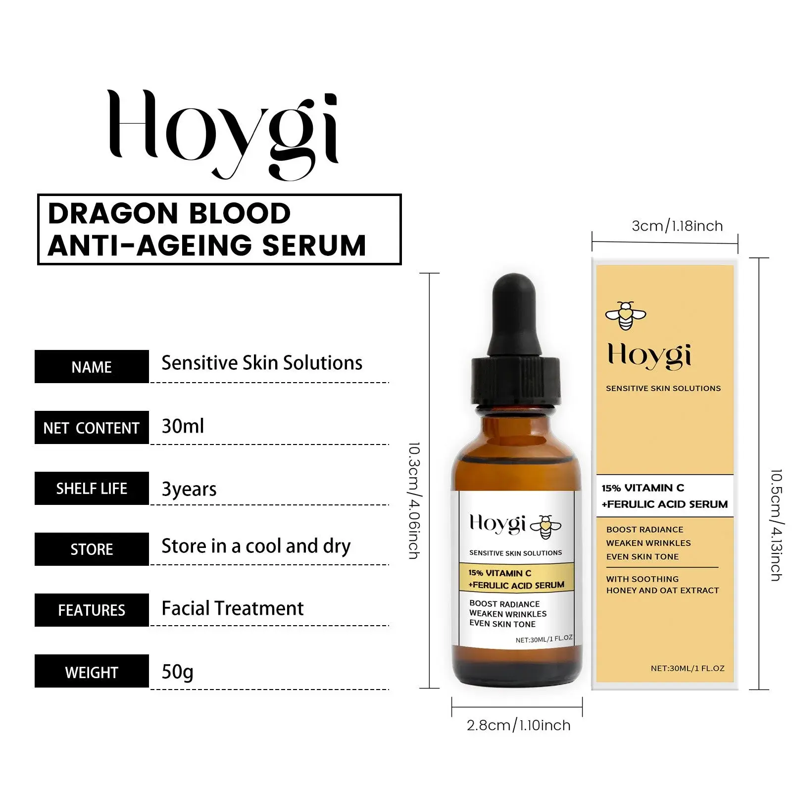 Vitamin C Honey Essence Moisturizing & Firming Serum - Hoygi 1 HO A05 0468 01 1727177412010