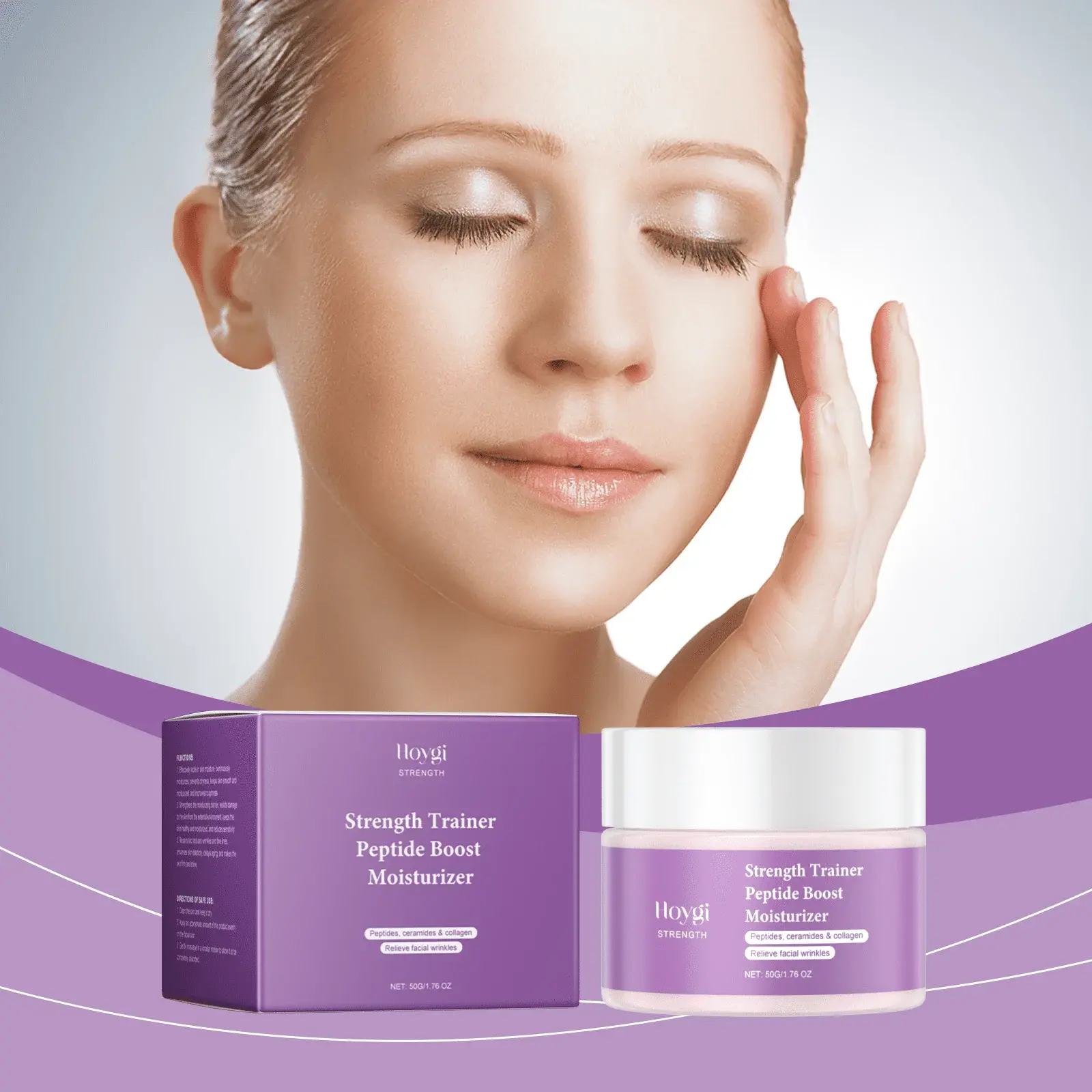 Hydrating Facial Moisturizer with Hyaluronic Acid & Collagen by Hoygi 2 HO A05 0472 01 1727321500004