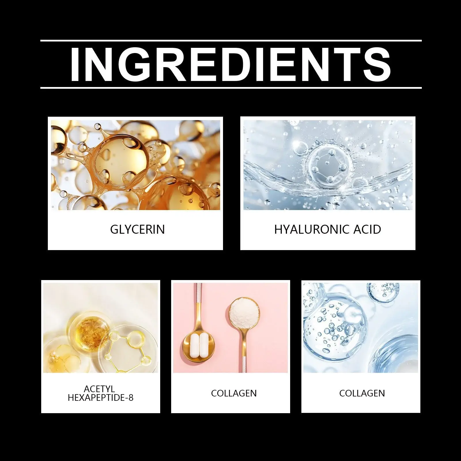 Hyaluronic Acid Serum with Collagen for Deep Hydration - Hoygi 3 HO A05 0481 01 1727519577012