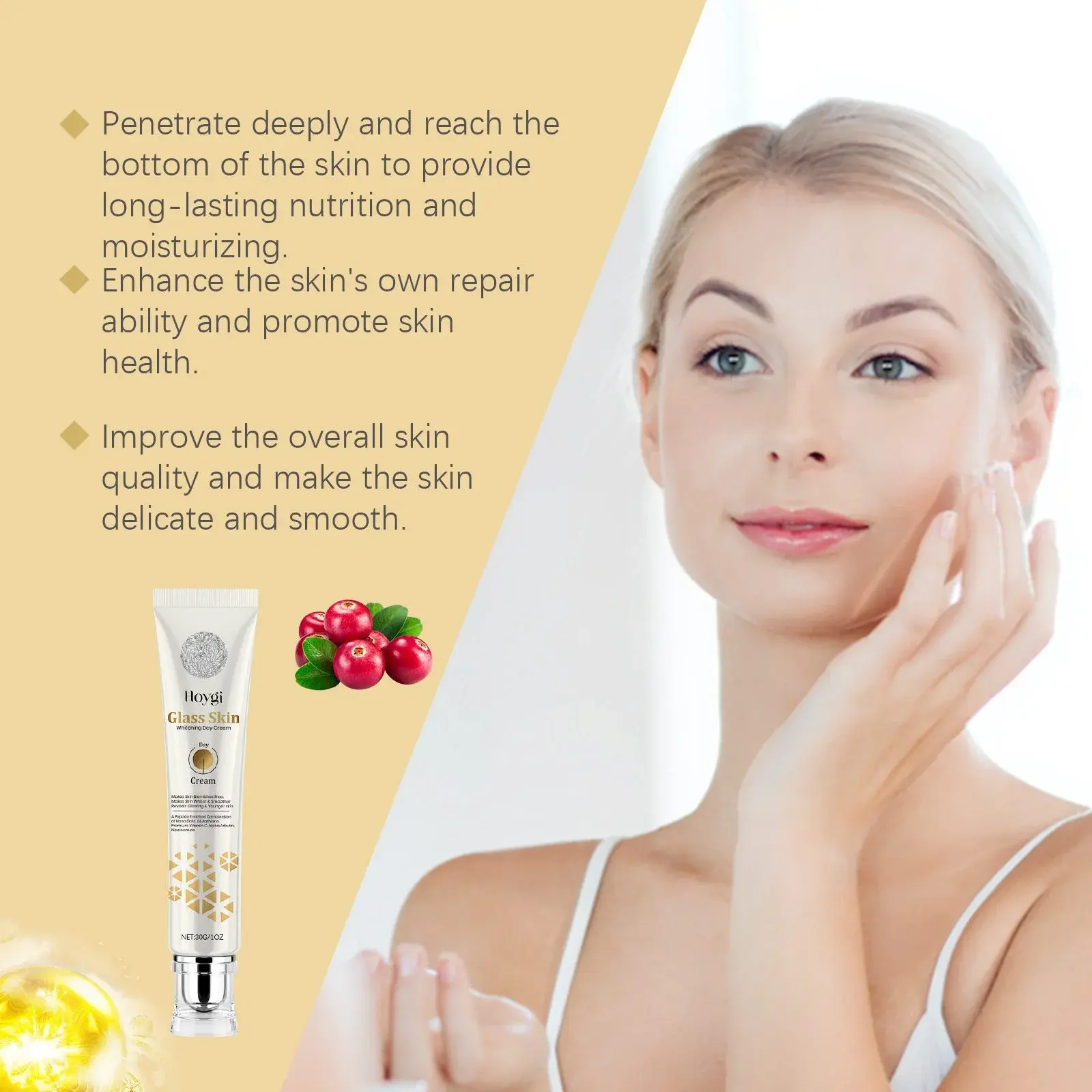 Brightening & Nourishing Daily Face Moisturizer - Deep Hydration Formula 6 HO A05 0488 01 1728268228015