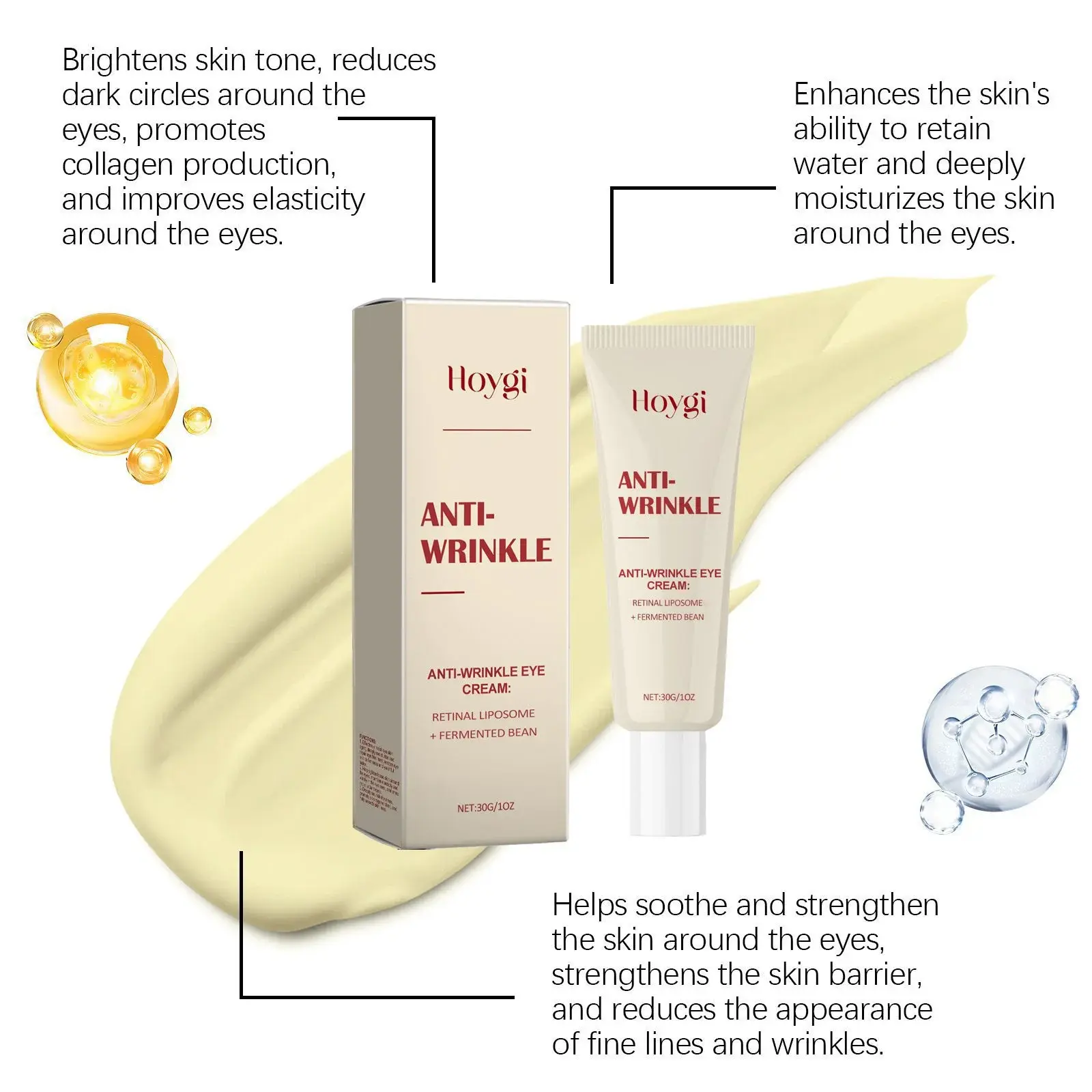 Vitamin C & Retinal Moisturizing Eye Cream - Anti-Aging Formula 7 HO A05 0490 02 20576878