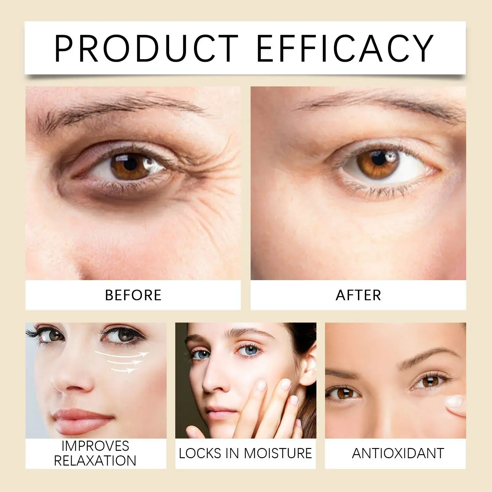 Vitamin C & Retinal Moisturizing Eye Cream - Anti-Aging Formula 12 HO A05 0490 02 49507375