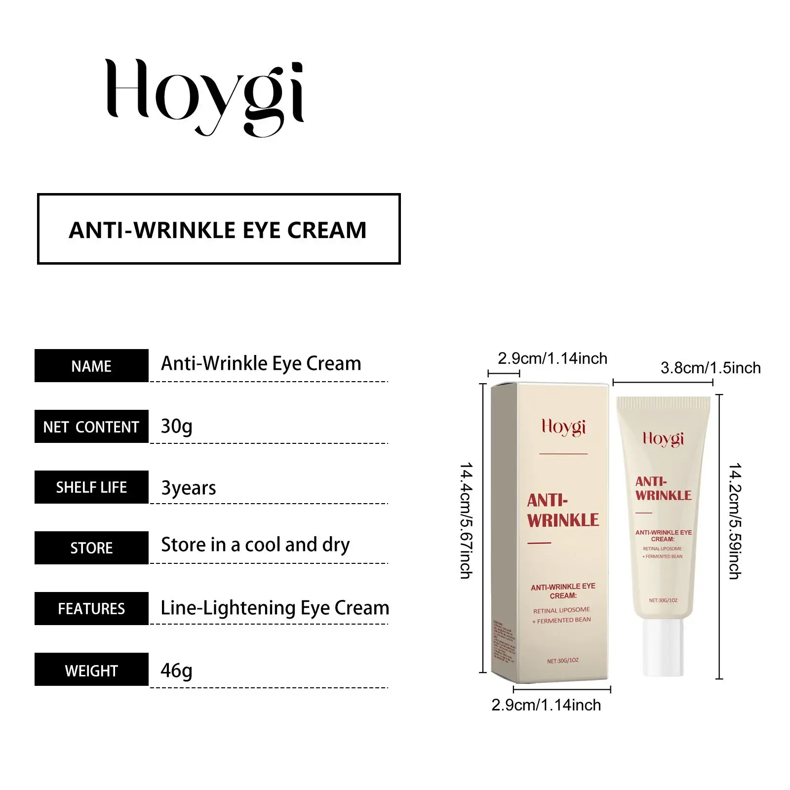 Vitamin C & Retinal Moisturizing Eye Cream - Anti-Aging Formula 1 HO A05 0490 02 77625432
