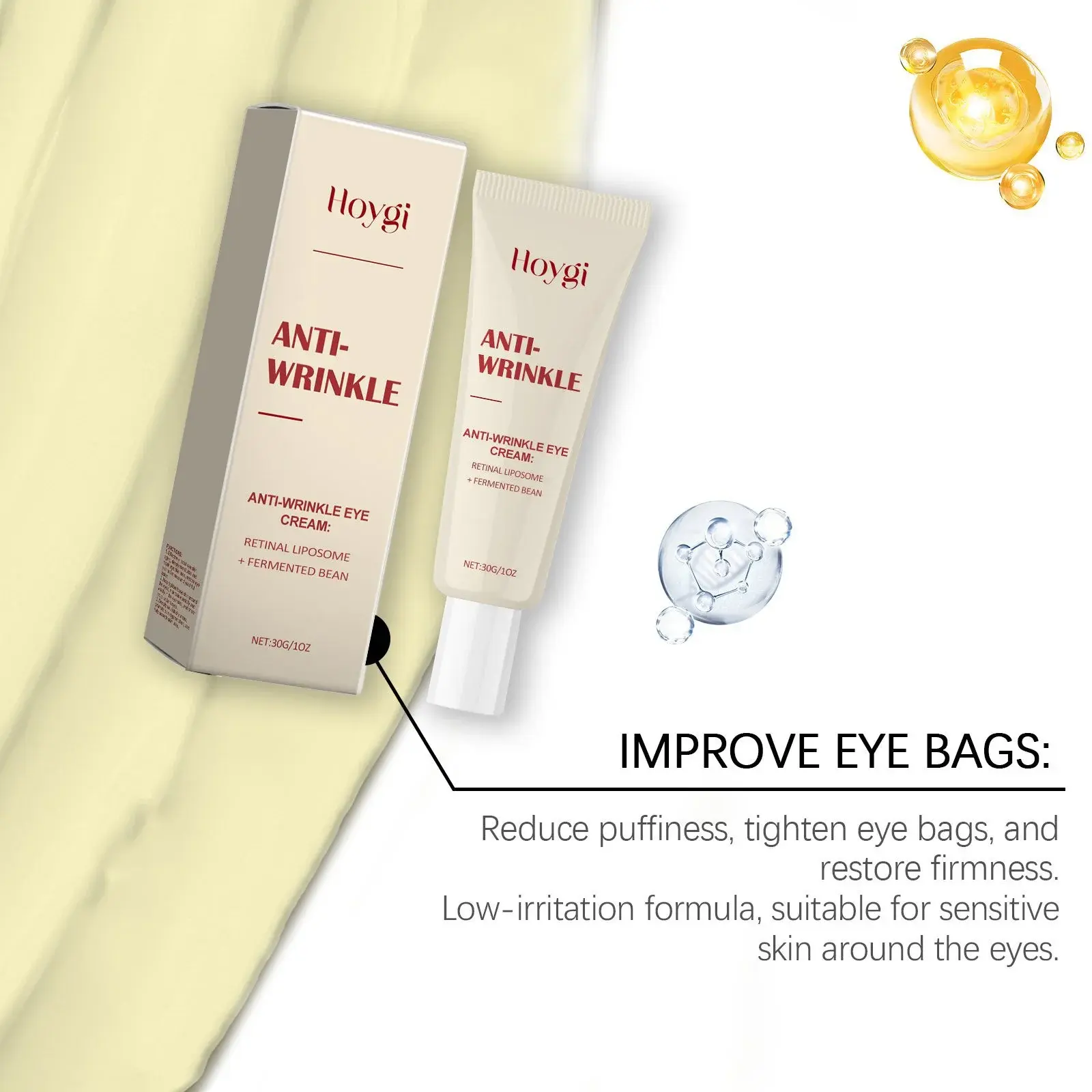 Vitamin C & Retinal Moisturizing Eye Cream - Anti-Aging Formula 5 HO A05 0490 02 98096354