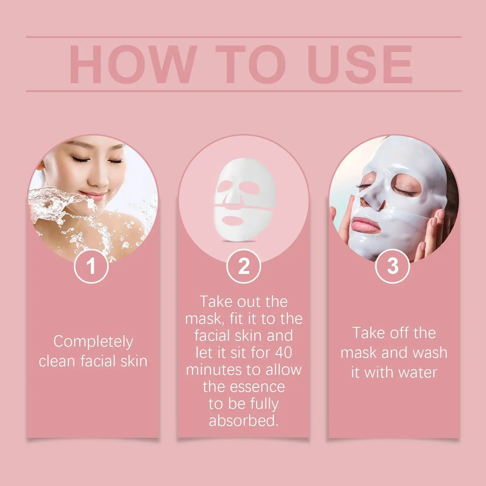 Collagen Mask Anti-Wrinkle & Hydrating Facial Treatment - Hoygi 4 HO A05 0506 1728954021011