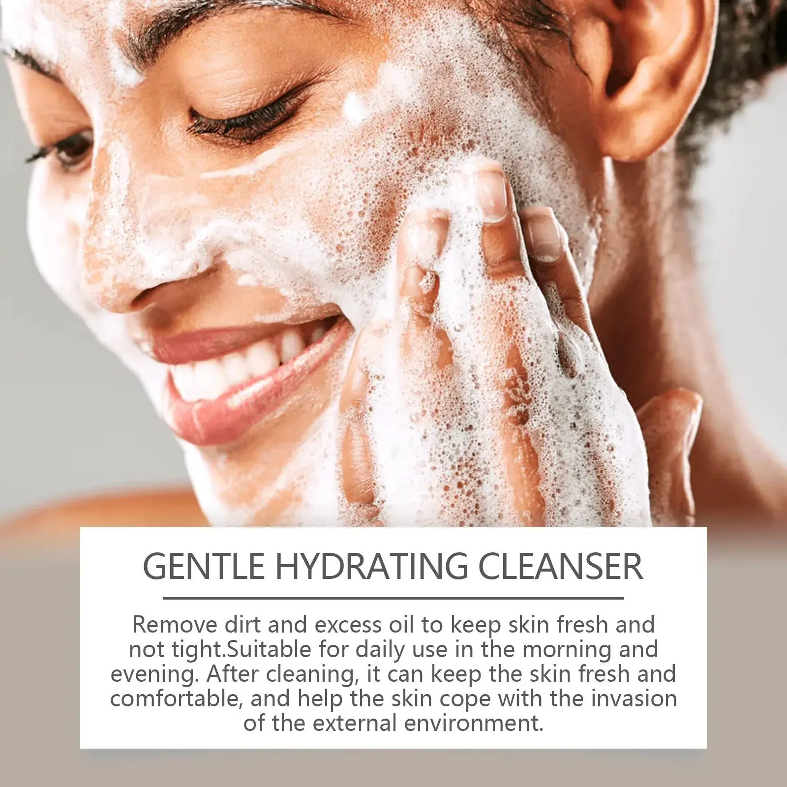 Amino Acid Gentle Moisturizing Facial Cleanser - Hydrating Formula 7 HO A05 0522 01 1729647058008
