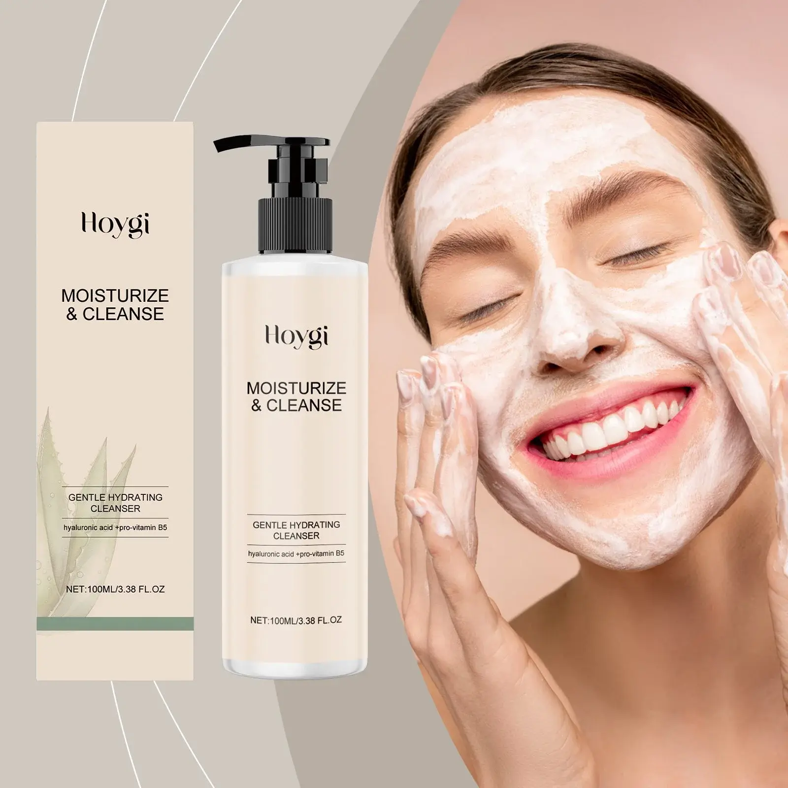 Amino Acid Gentle Moisturizing Facial Cleanser - Hydrating Formula 2 HO A05 0522 01 1729647058011