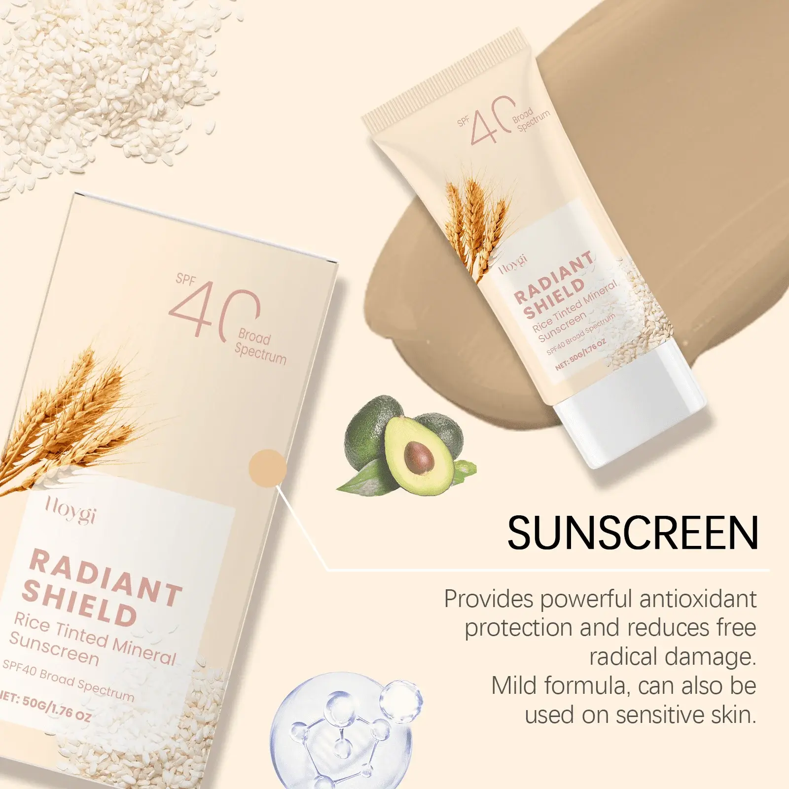 Face Sunscreen Moisturizer - Lightweight & Non-Sticky Formula 7 HO A05 0527 01 1729753278019