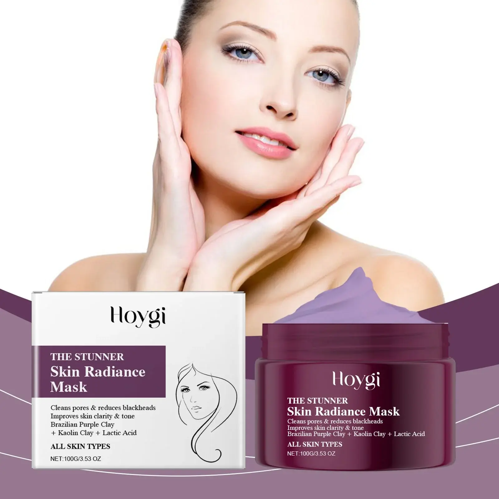 Blackhead Brightening Mask - Hydrating & Pore Cleansing Formula 2 HO A05 0532 01 1729940430006