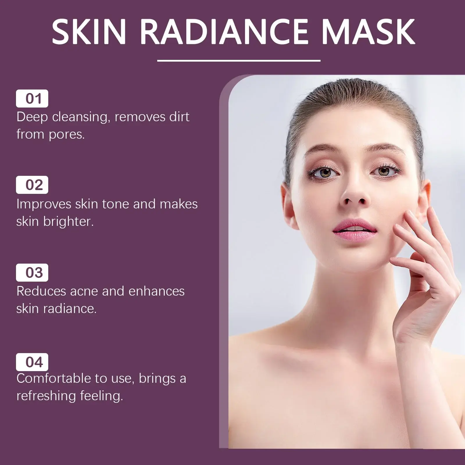 Blackhead Brightening Mask - Hydrating & Pore Cleansing Formula 7 HO A05 0532 01 1729940430018