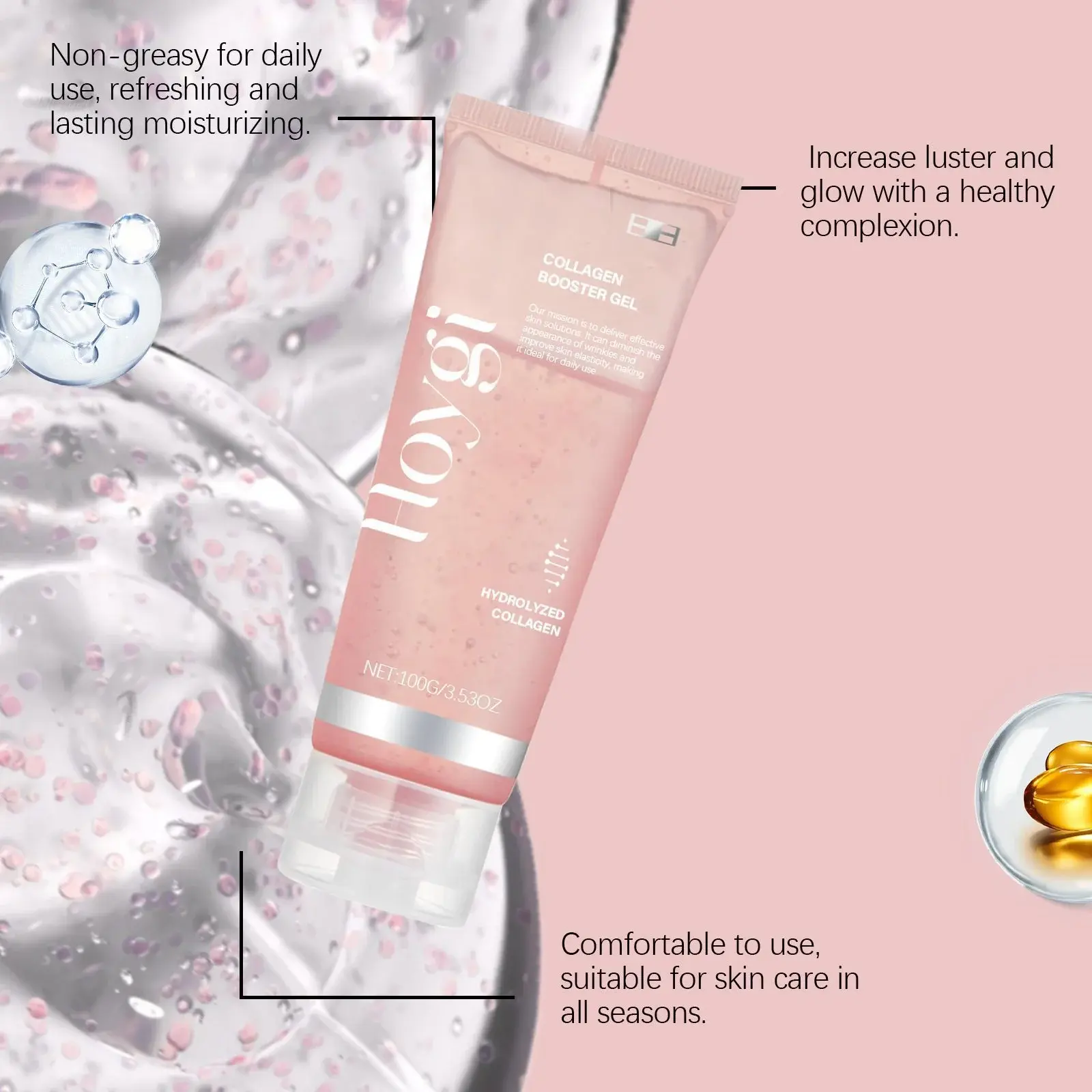 Collagen Gel Moisturizer - Hydrating & Brightening Formula 8 HO A05 0546 02 99913792018