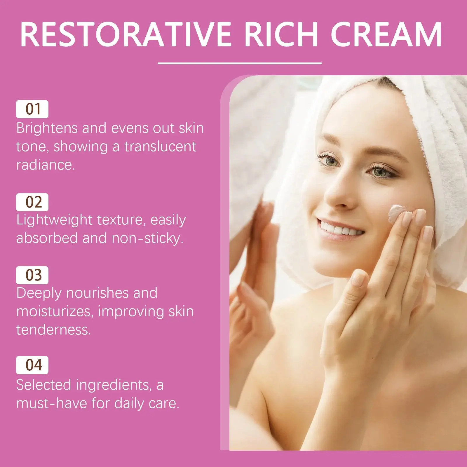 Moisturizing Face Cream with Ceramides - Hydrating & Skin Repair 5 HO A05 0558 01 1730545229017